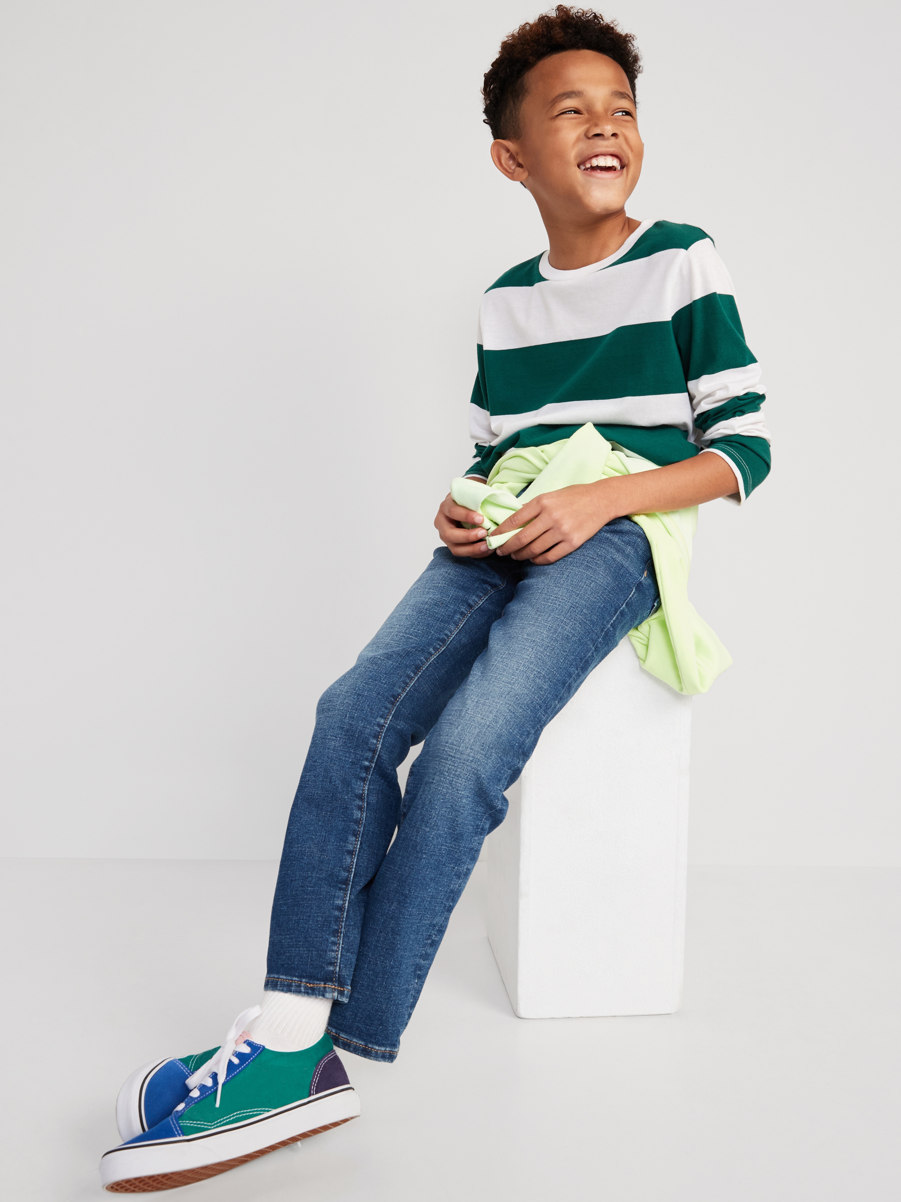 Slim 360° Stretch Jeans for Boys - Medium Wash - 2