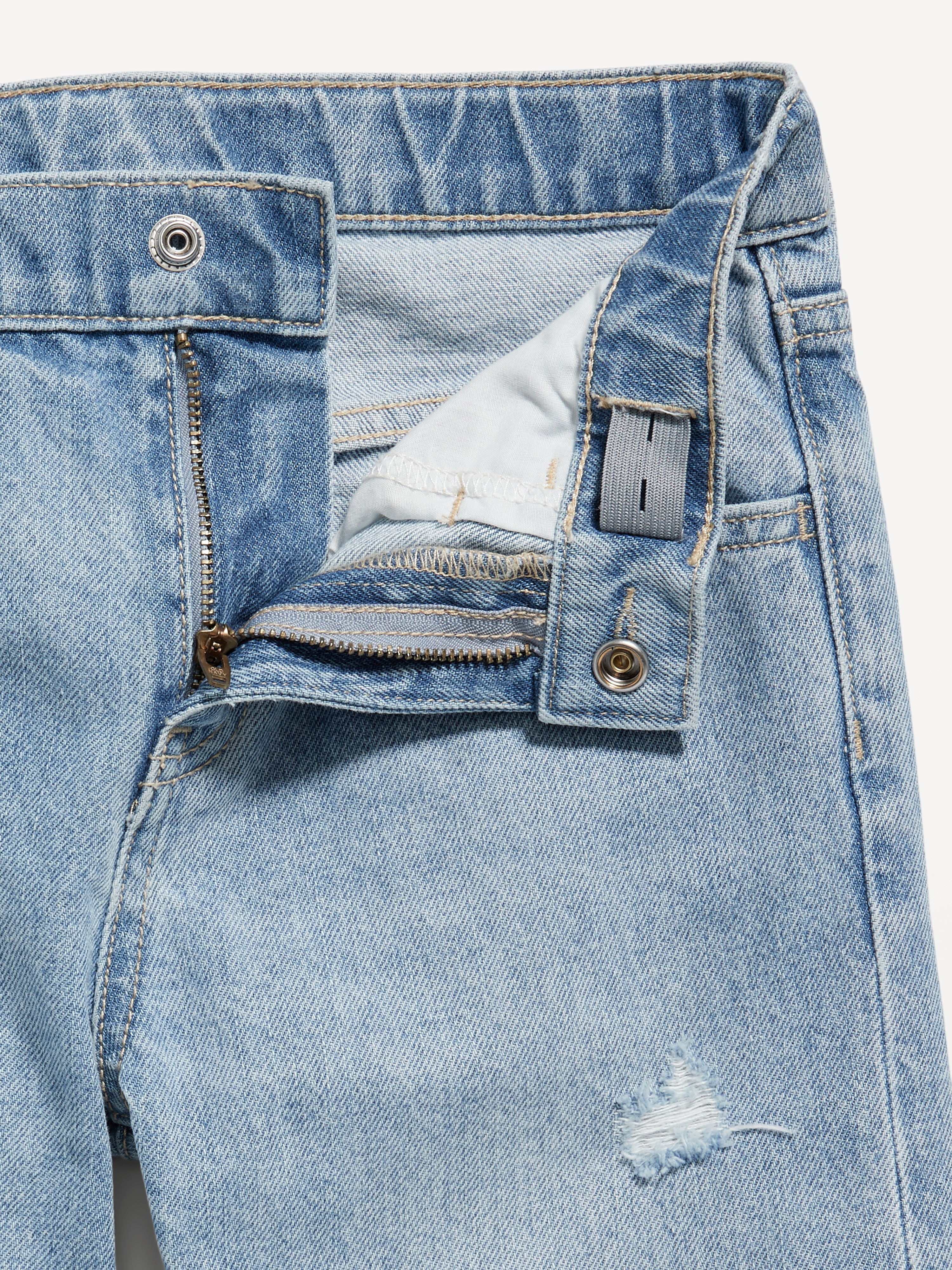 Printed High-Waisted Baggy Wide-Leg Jeans for Girls - Recess - 5