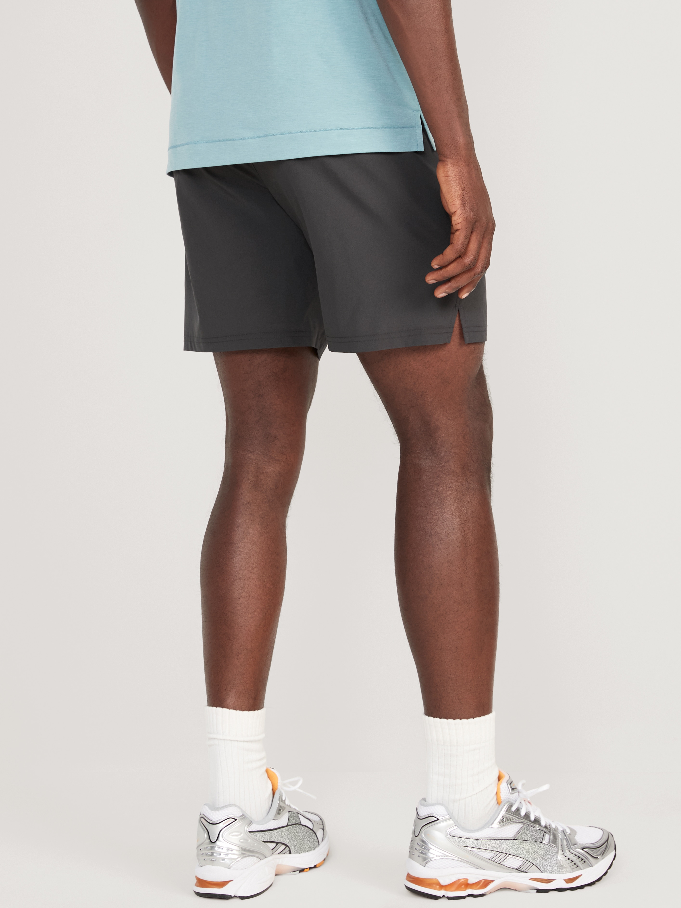 StretchTech Workout Shorts -- 7-inch inseam - Panther - 2