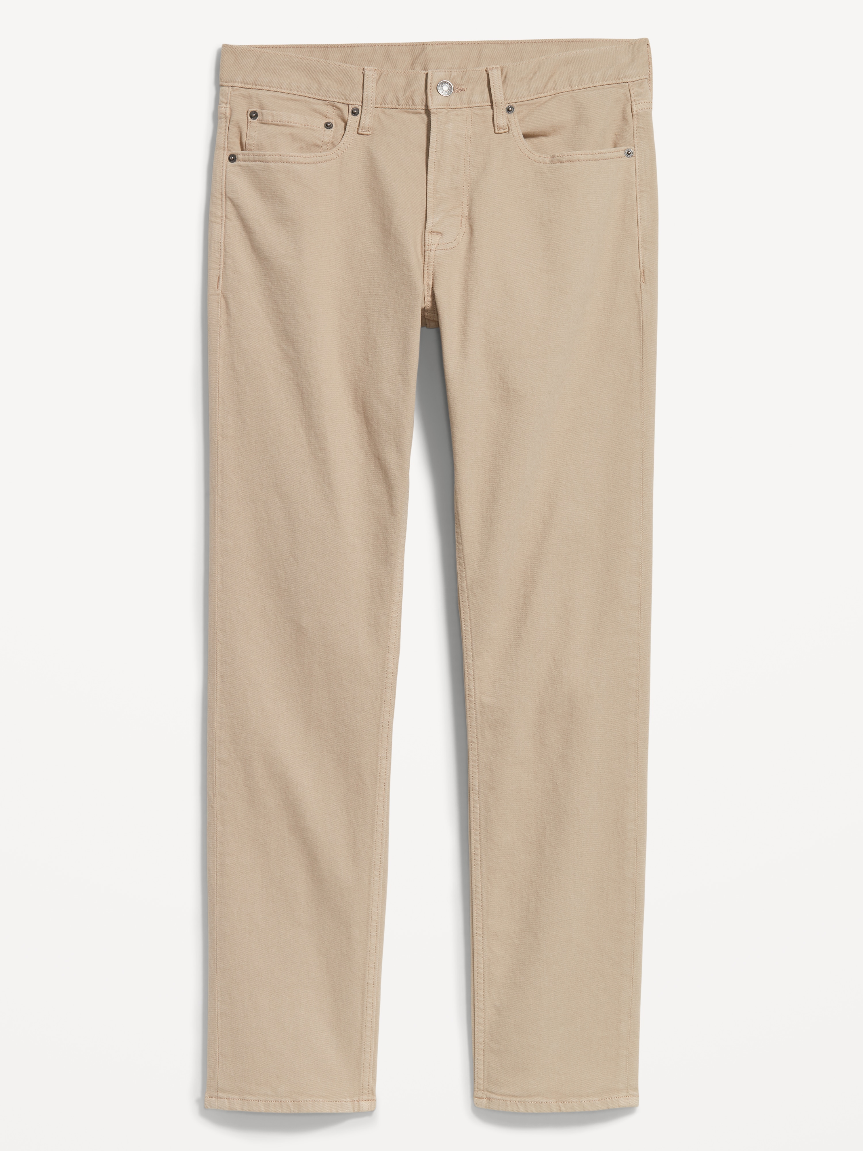 Slim Built-In Flex Five-Pocket Pants - Light Khaki - 4