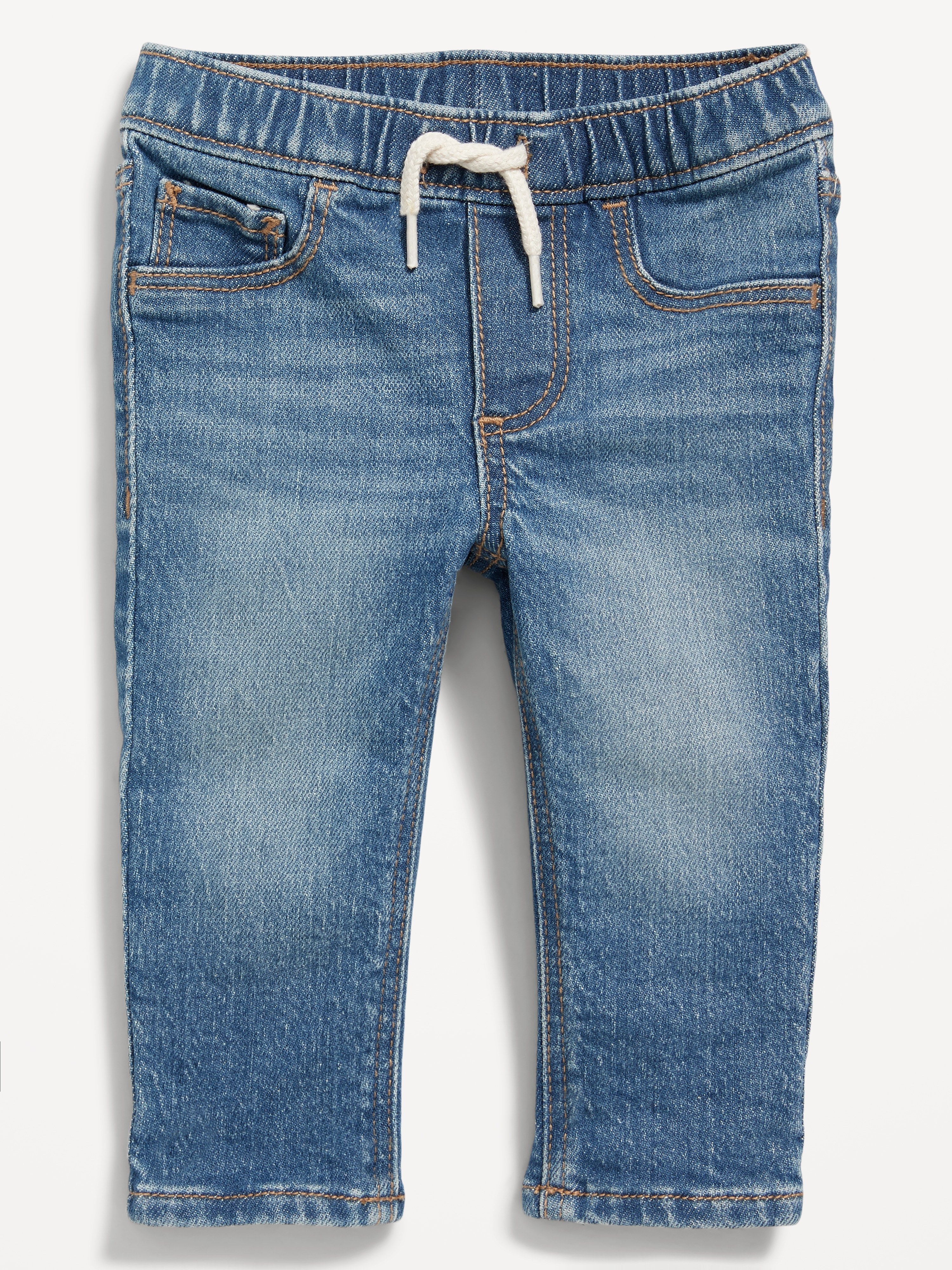 Unisex 360° Stretch Pull-On Skinny Jeans for Baby - Medium Wash - 1