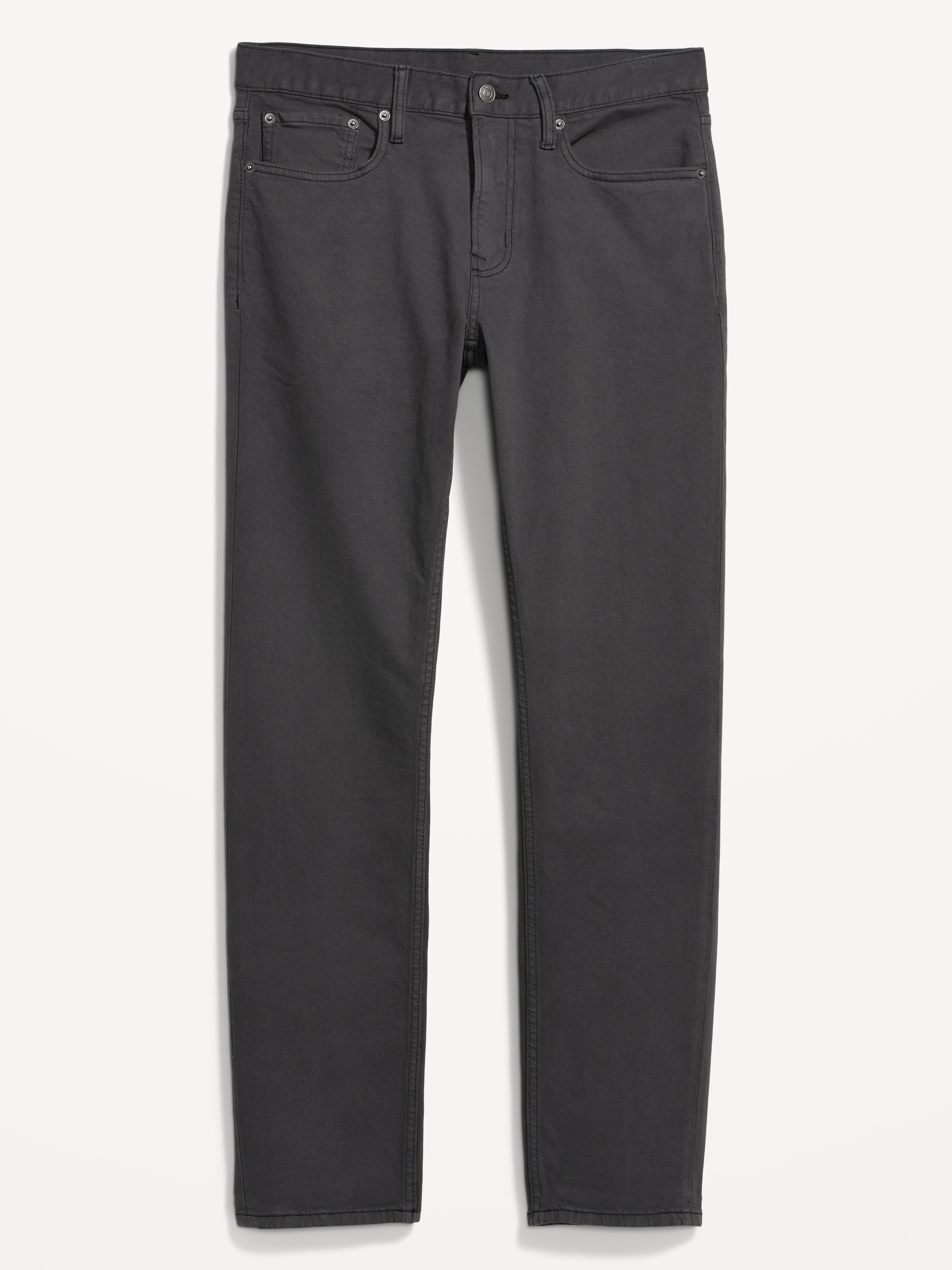 Slim Built-In Flex Five-Pocket Pants - Dark Gray - 4