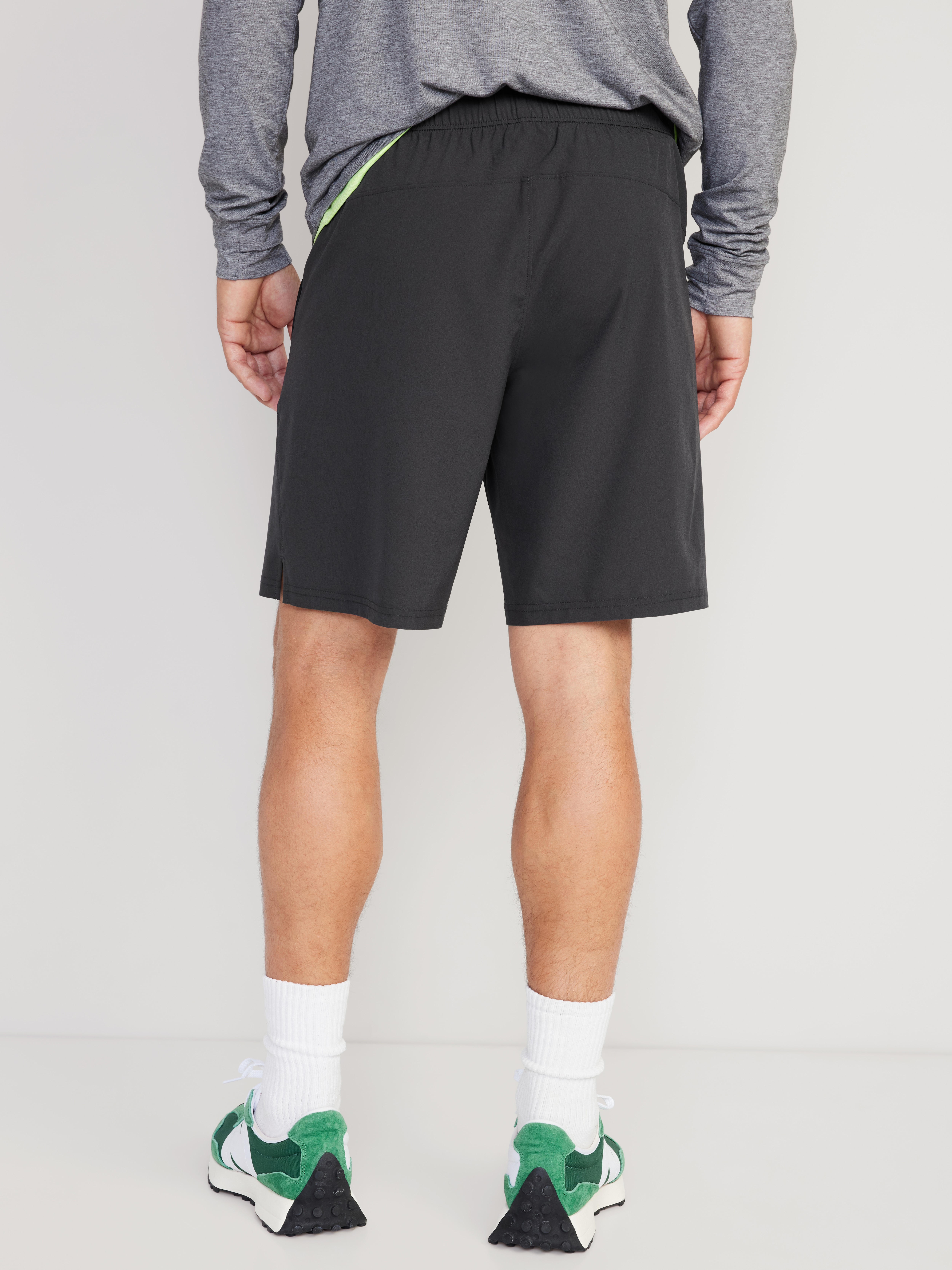 StretchTech Workout Shorts -- 9-inch inseam - Panther - 2