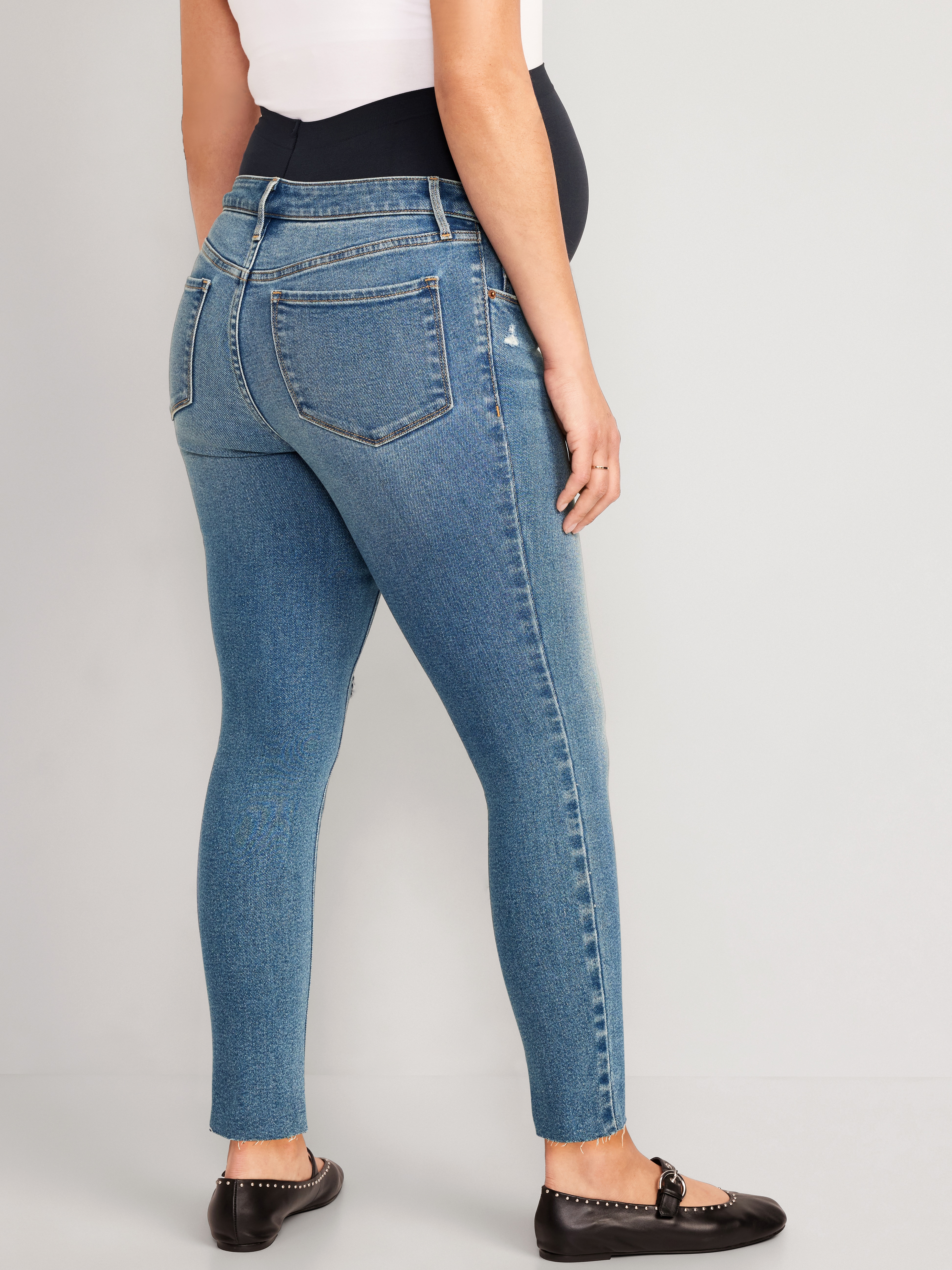 Maternity Full-Panel Rockstar Super Skinny Jeans - Marsha - 2