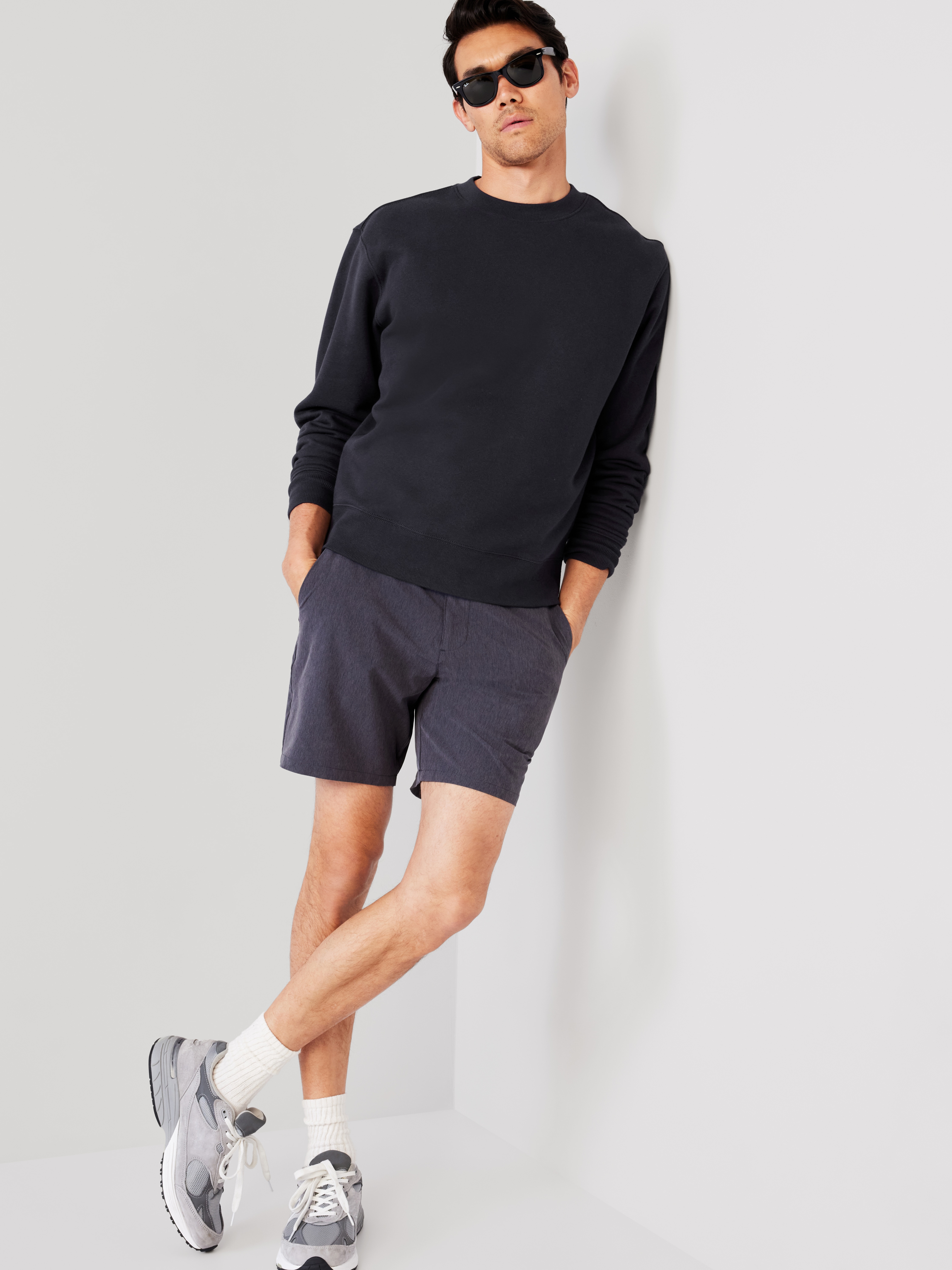 Graphic Rotation Sweatshirt - Moire Navy - 3