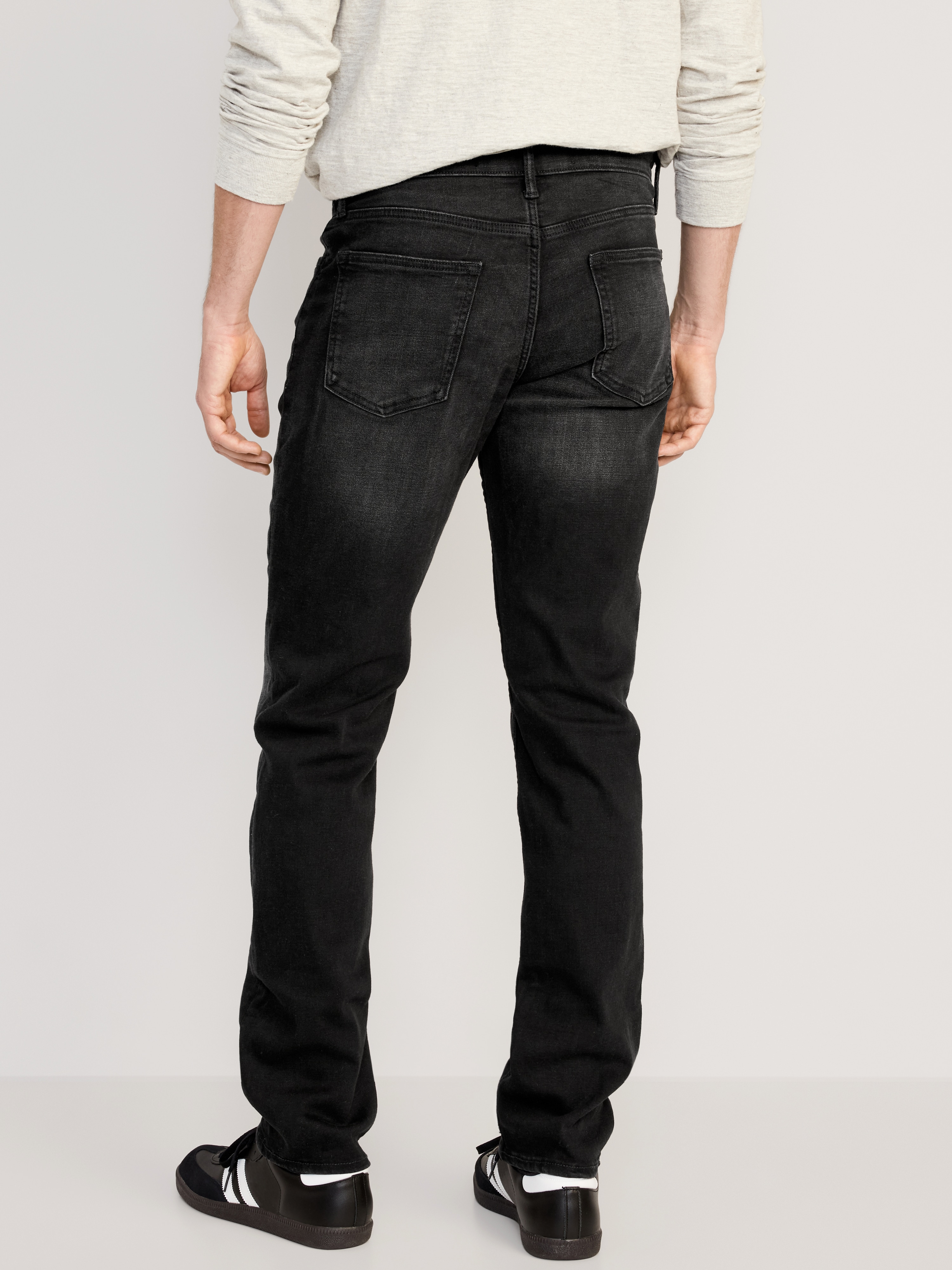 Straight 360° Tech Stretch Performance Jeans - Washed Black - 2