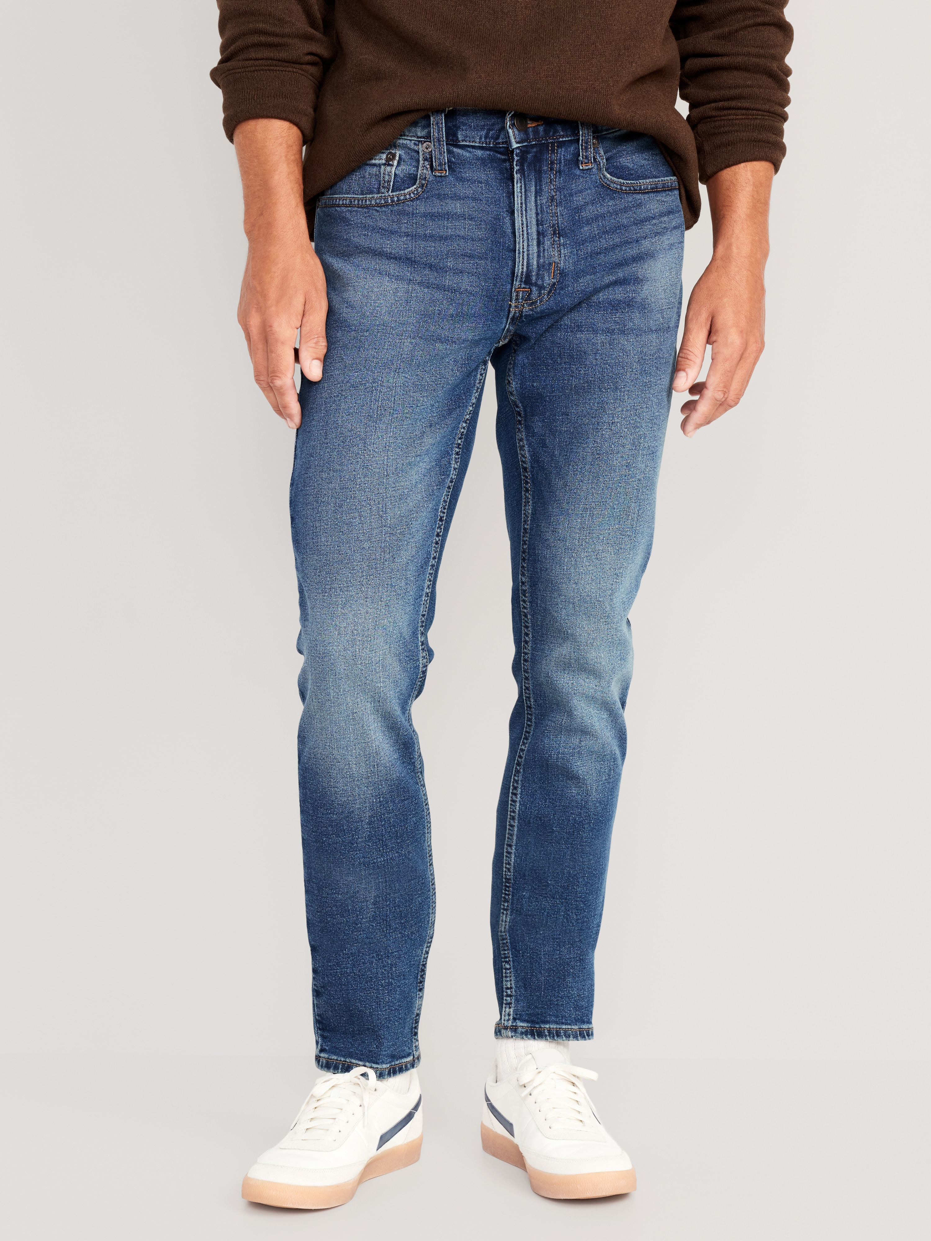 Skinny Built-In Flex Jeans - Medium Wash - 1