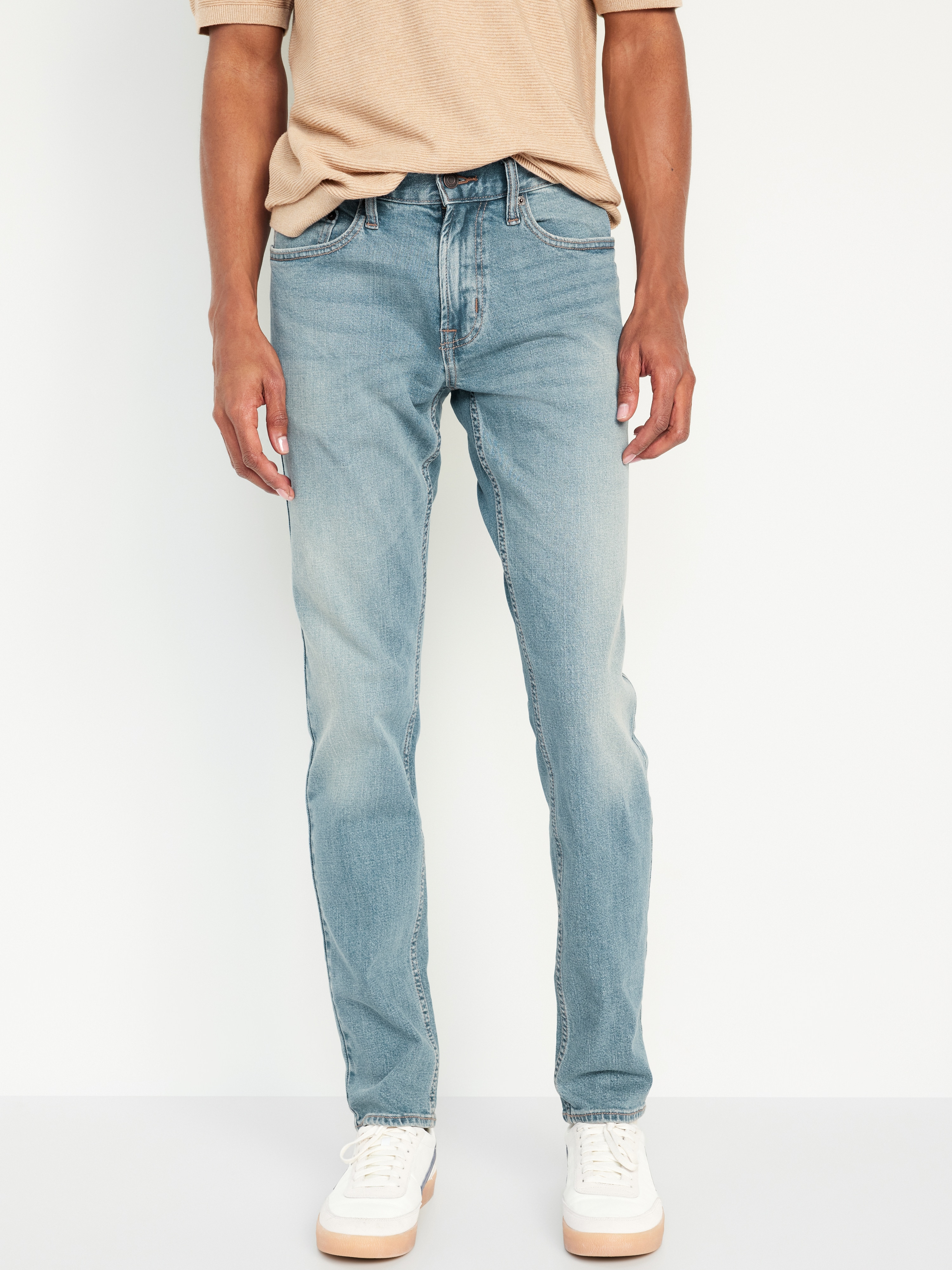 Slim Built-In-Flex Jeans - Light Wash - 1