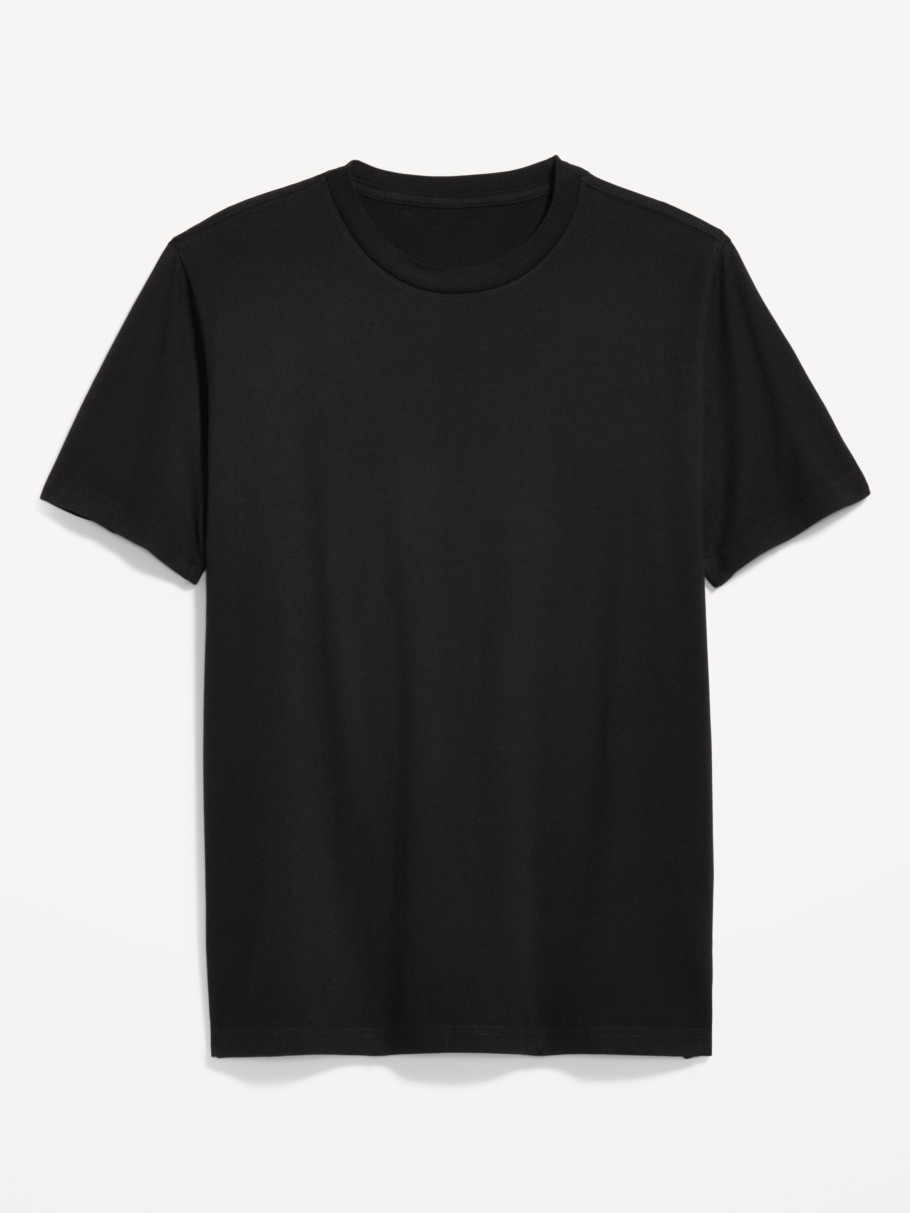 Soft-Washed Crew-Neck Short-Sleeve Tee - Black Jack - 4