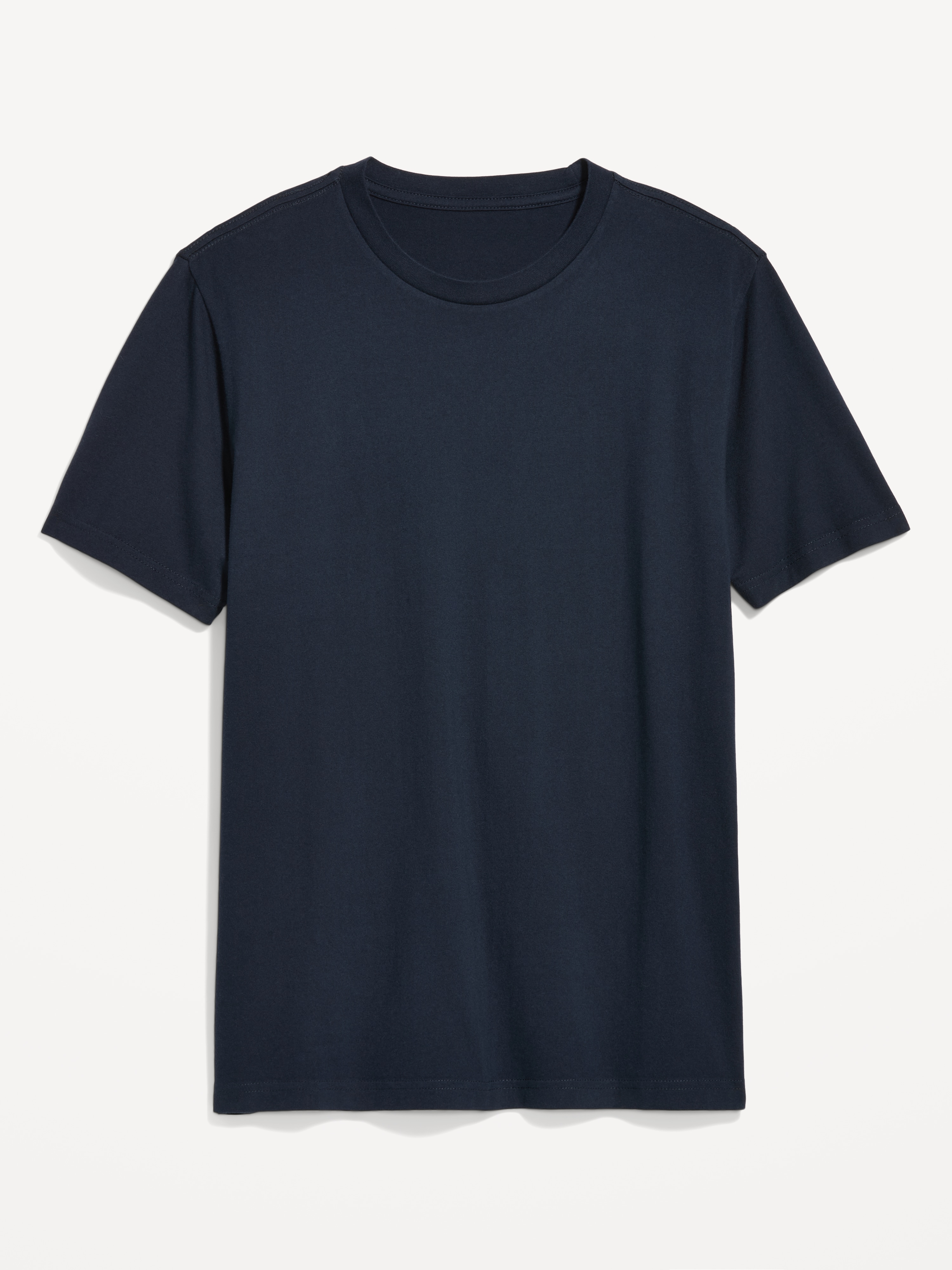 Soft-Washed Crew-Neck Short-Sleeve Tee - In the Navy - 4