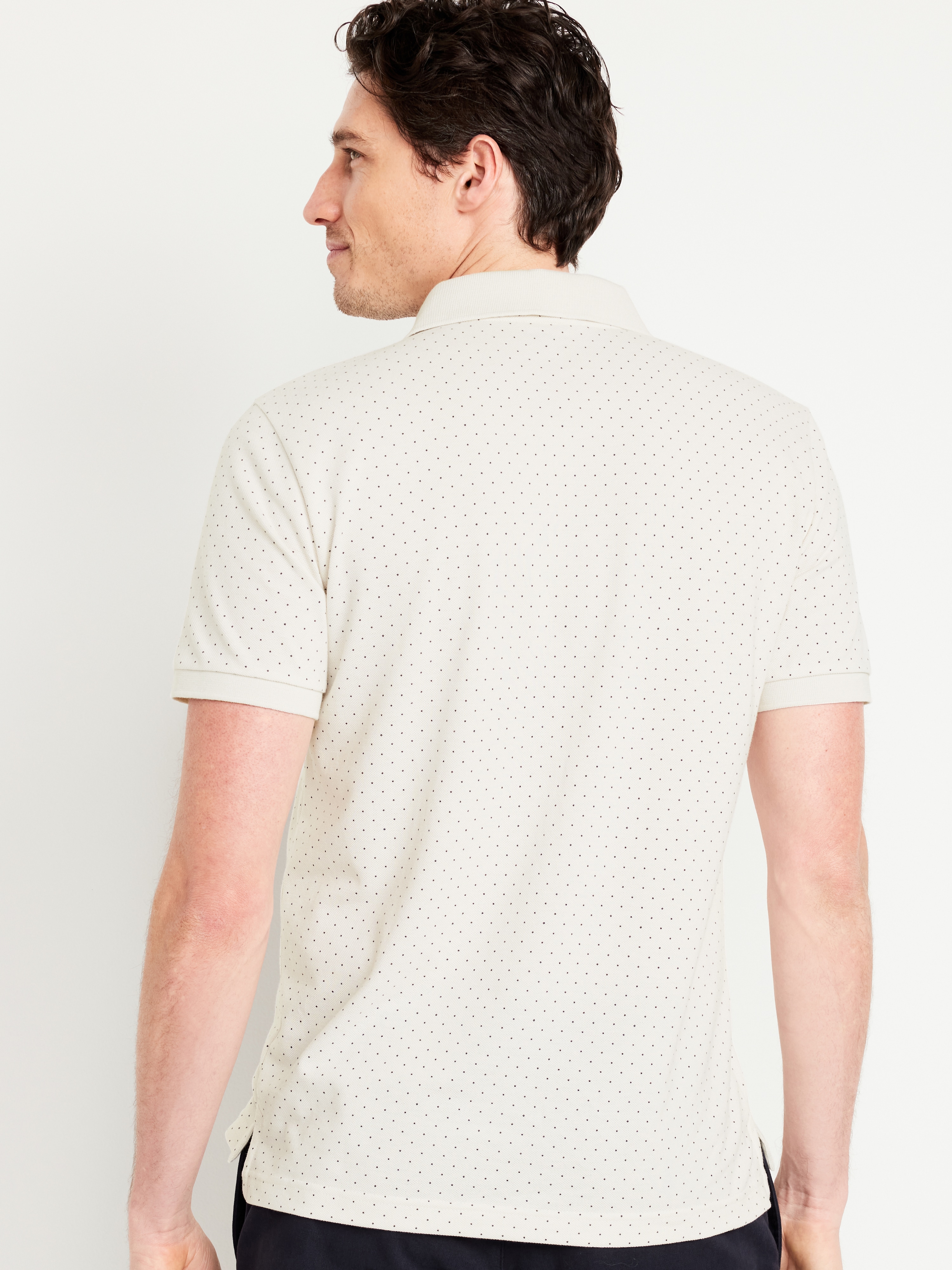 Built-In Flex Pro Polo for Men - Dots - 2