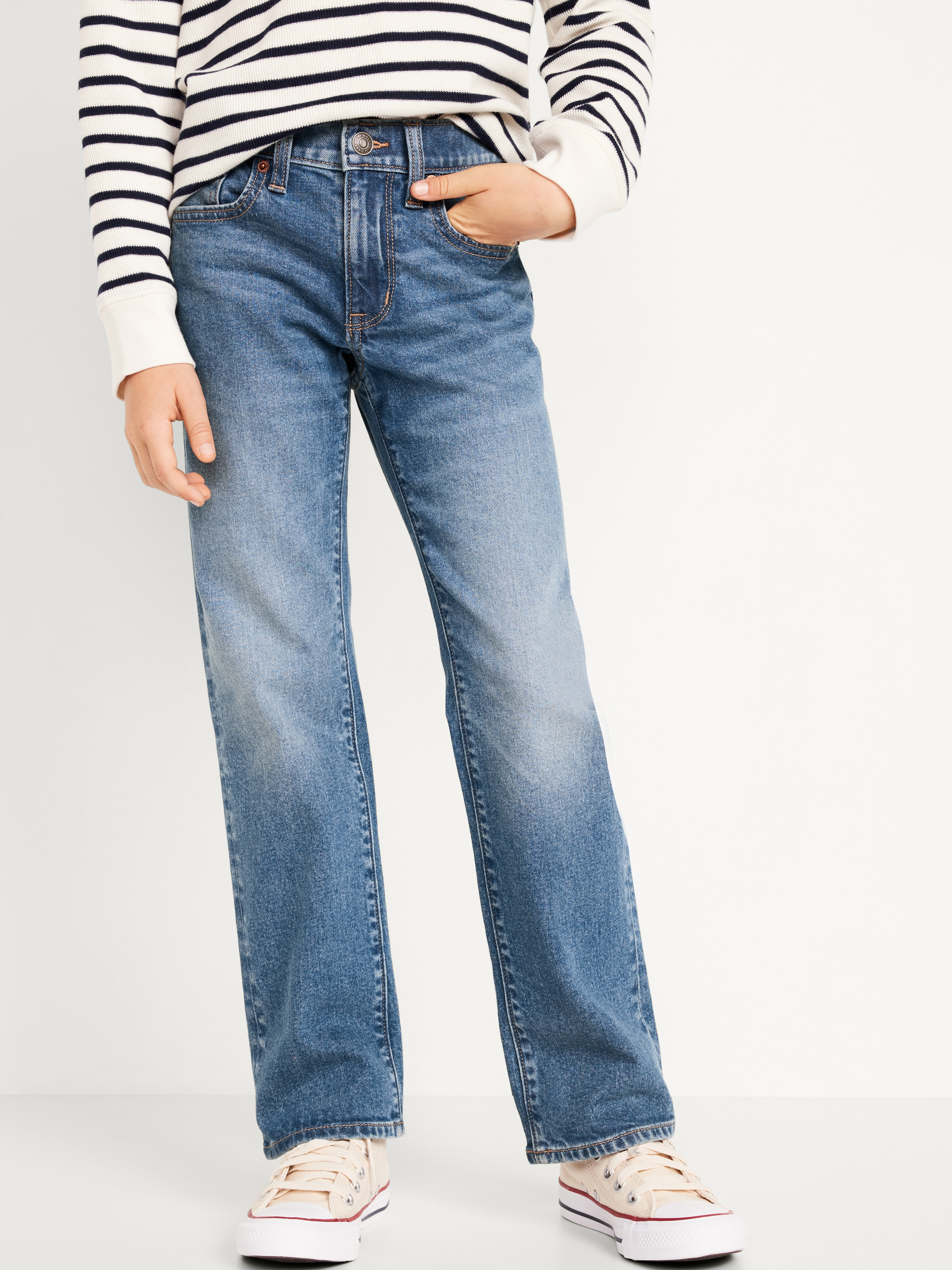 Straight-Leg Built-In Flex Jeans for Boys - Cancun - 1