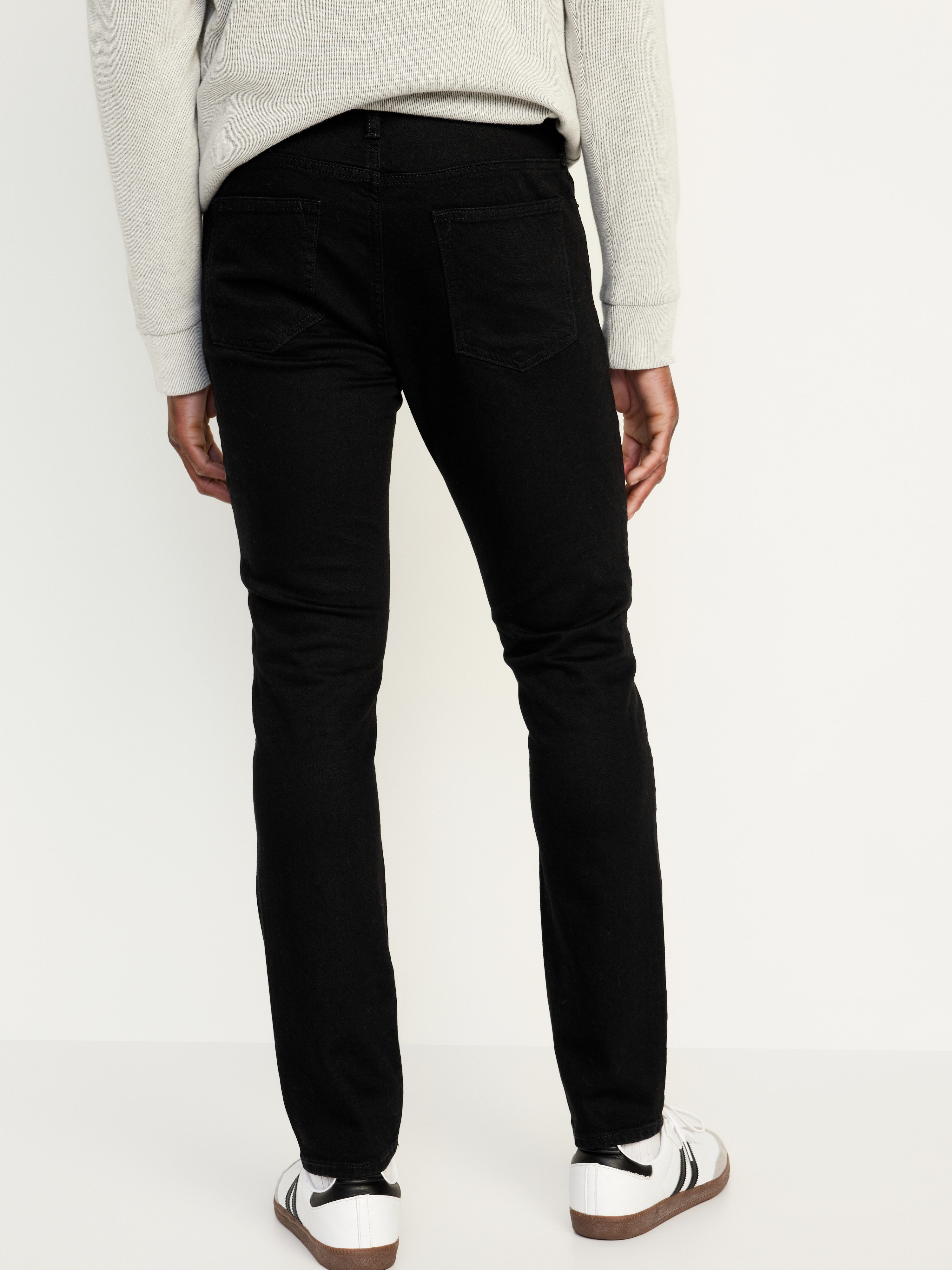 Skinny Built-In Flex Jeans - Black Rinse - 2