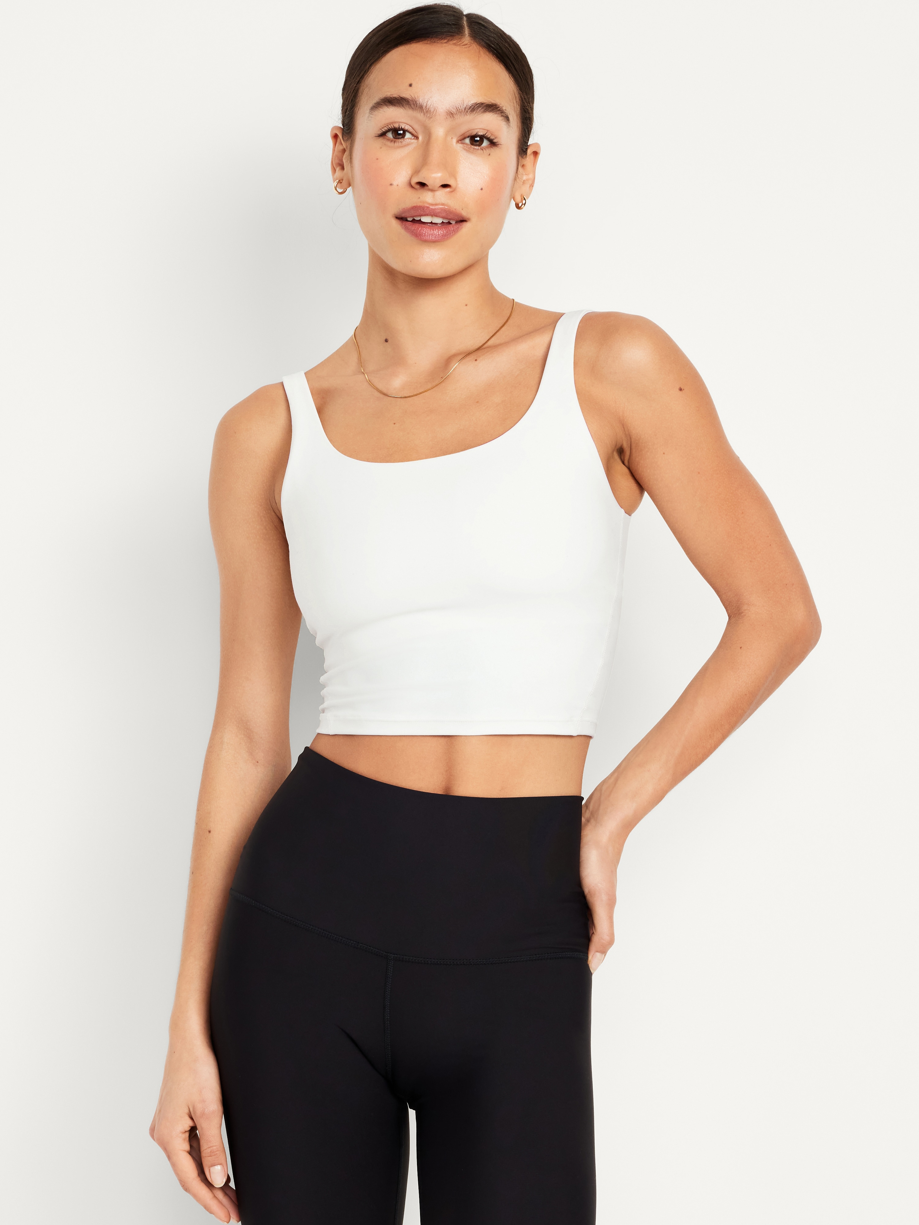 Light Support PowerSoft Longline Sports Bra - Magnolia - 1