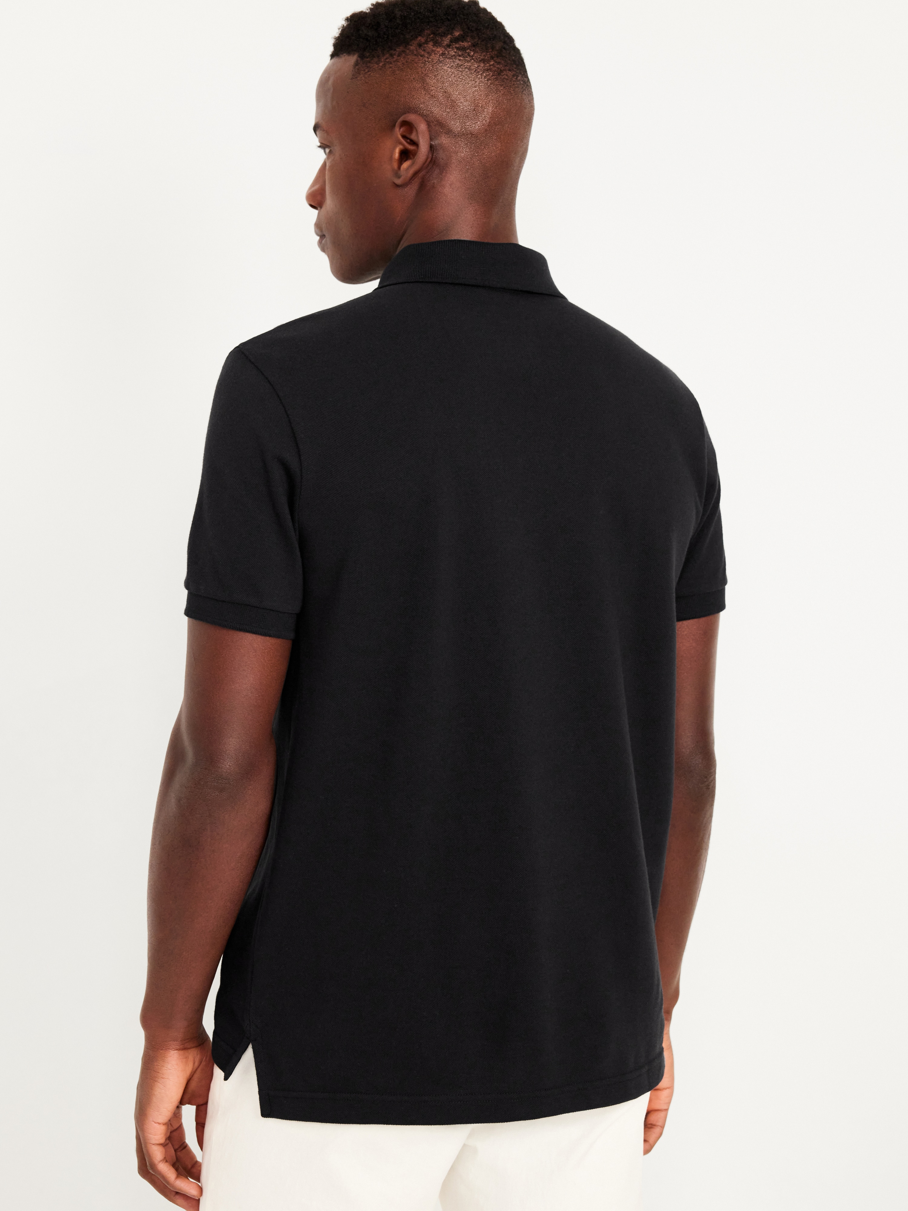 Pique Polo for Men - Black Jack - 2