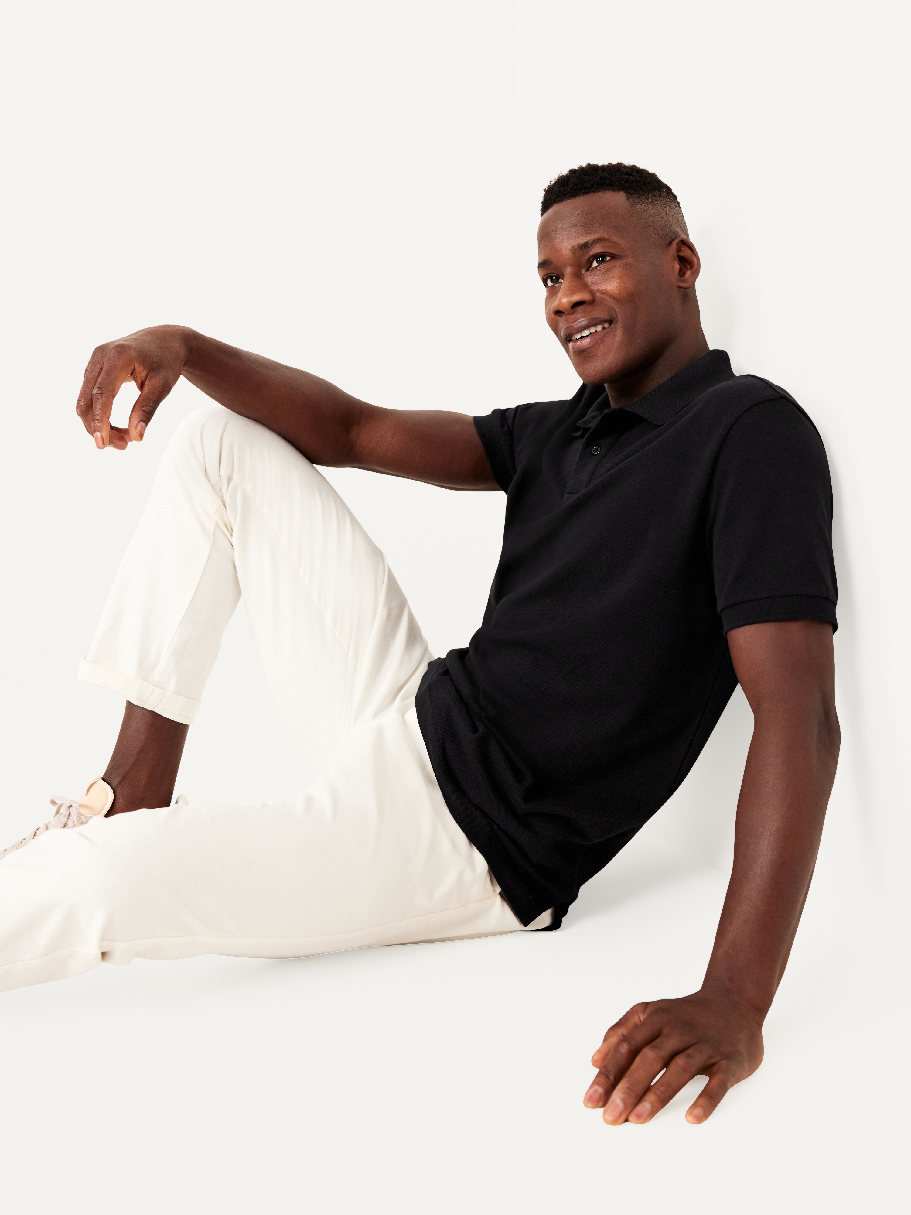 Pique Polo for Men - Black Jack - 3