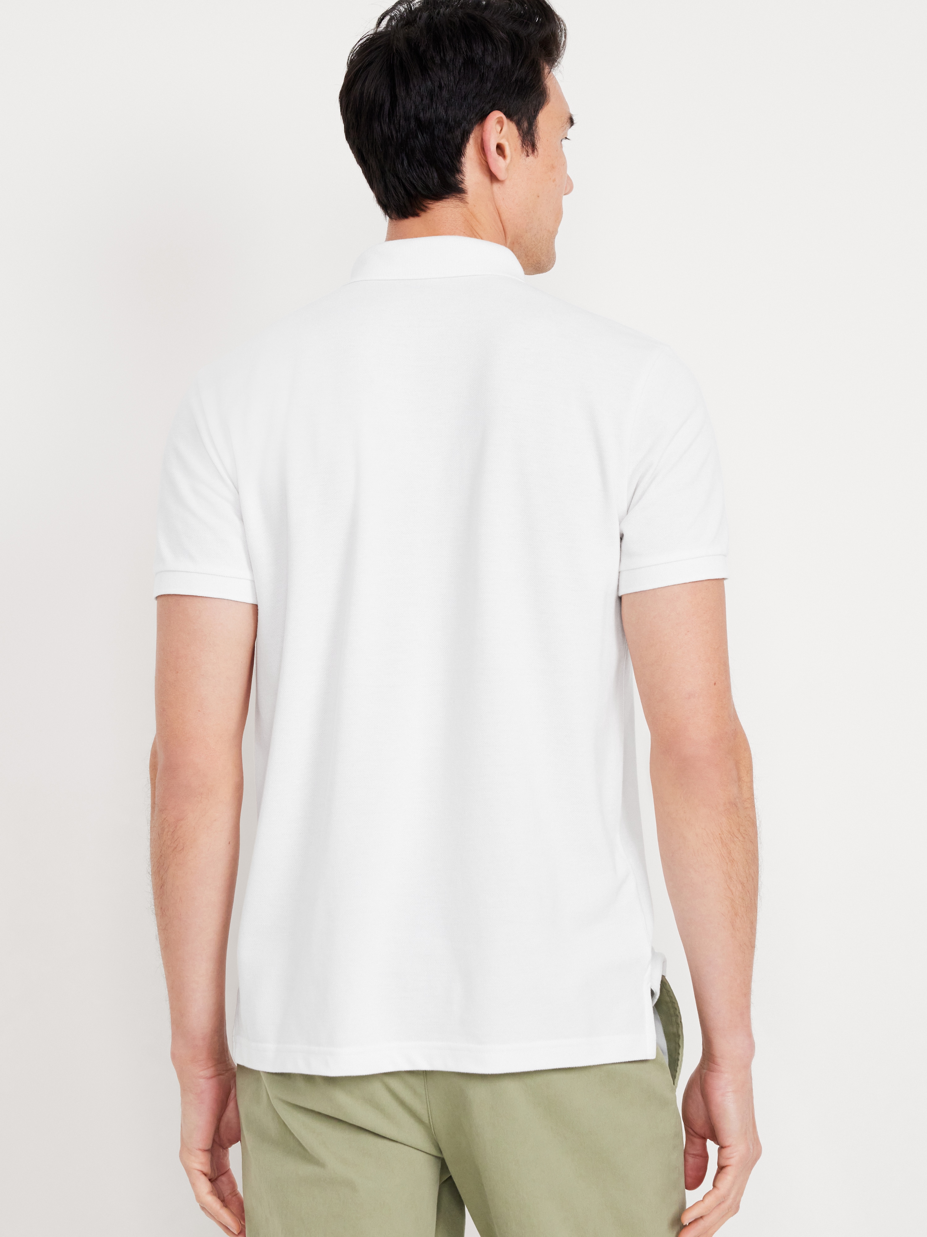 Pique Polo for Men - Calla Lily White - 2