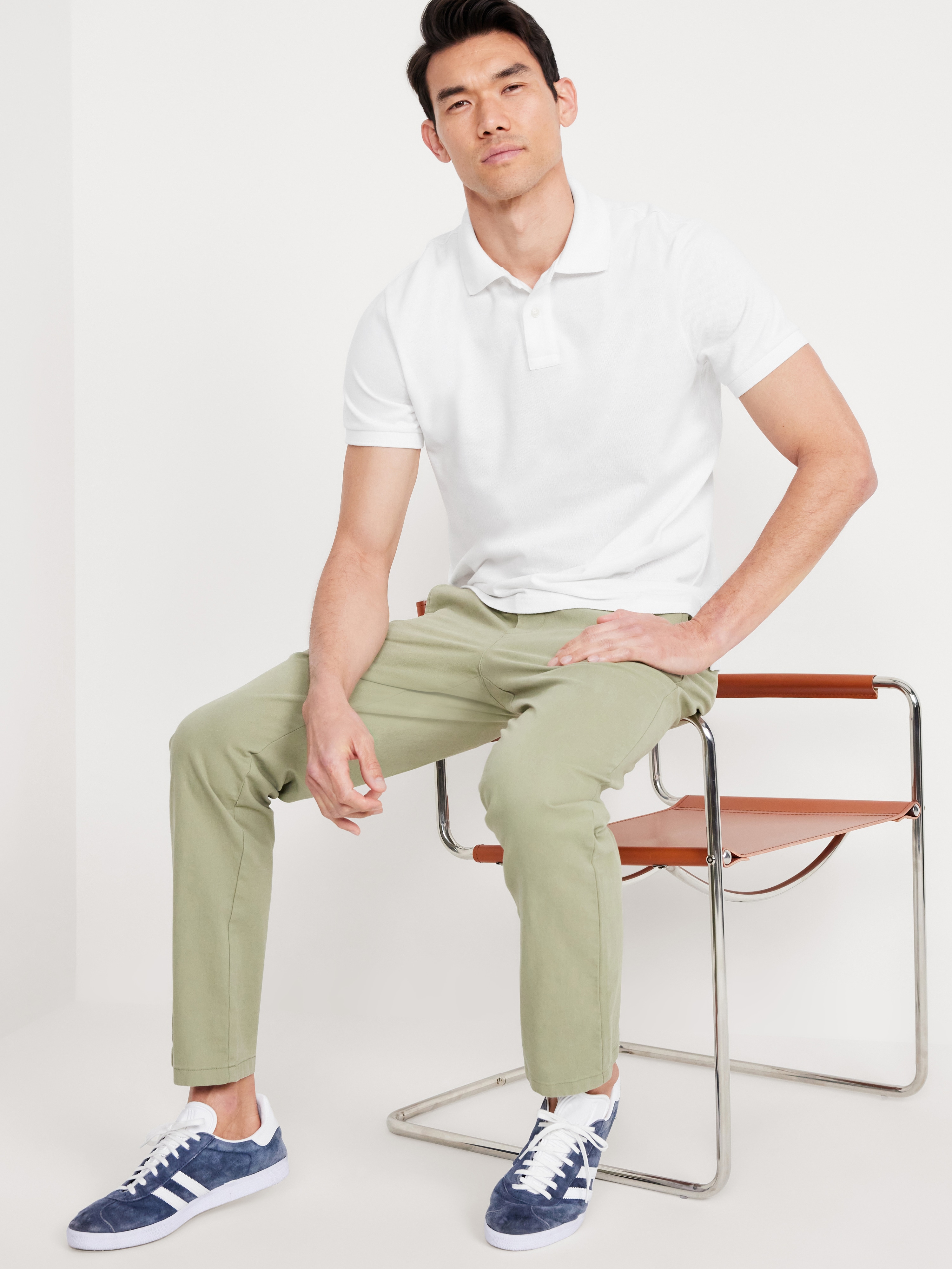 Pique Polo for Men - Calla Lily White - 3