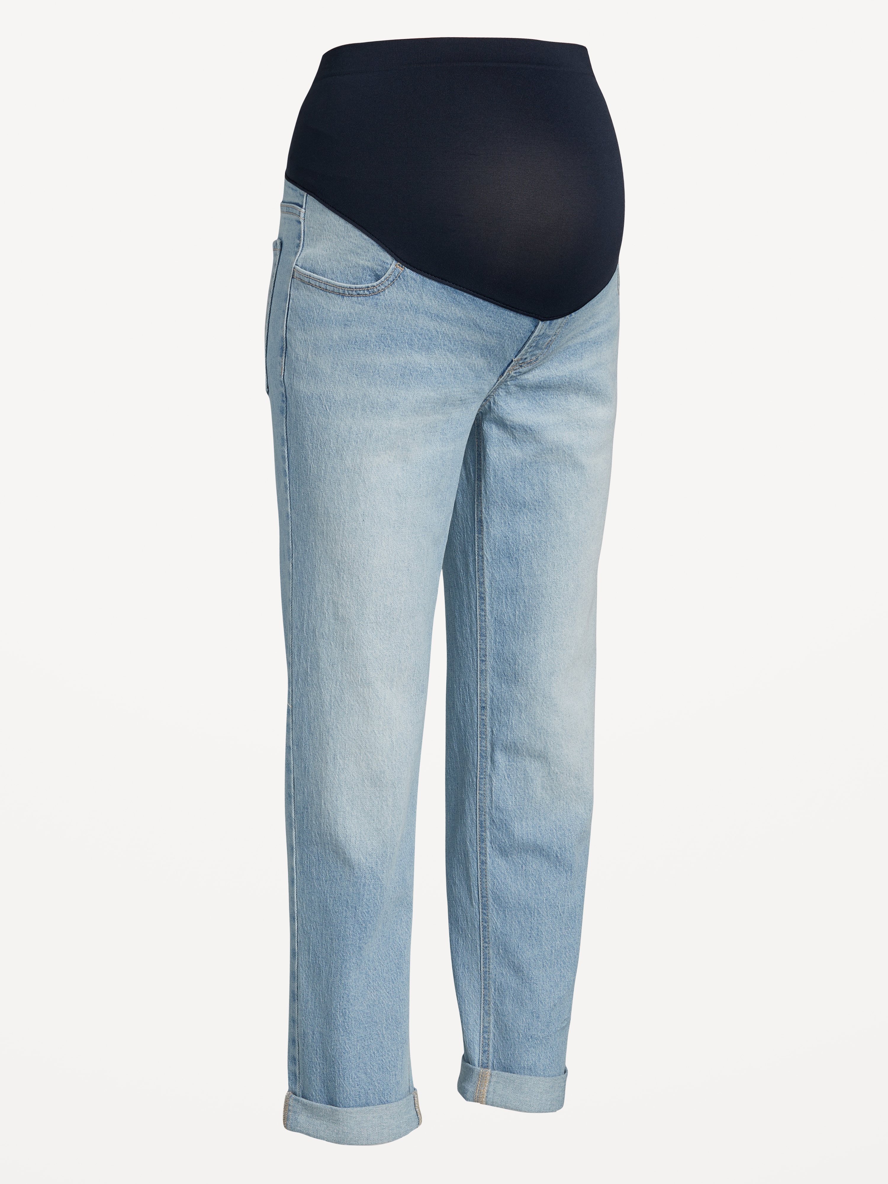 Maternity Full Panel Wow Boyfriend Jeans - Summer - 4