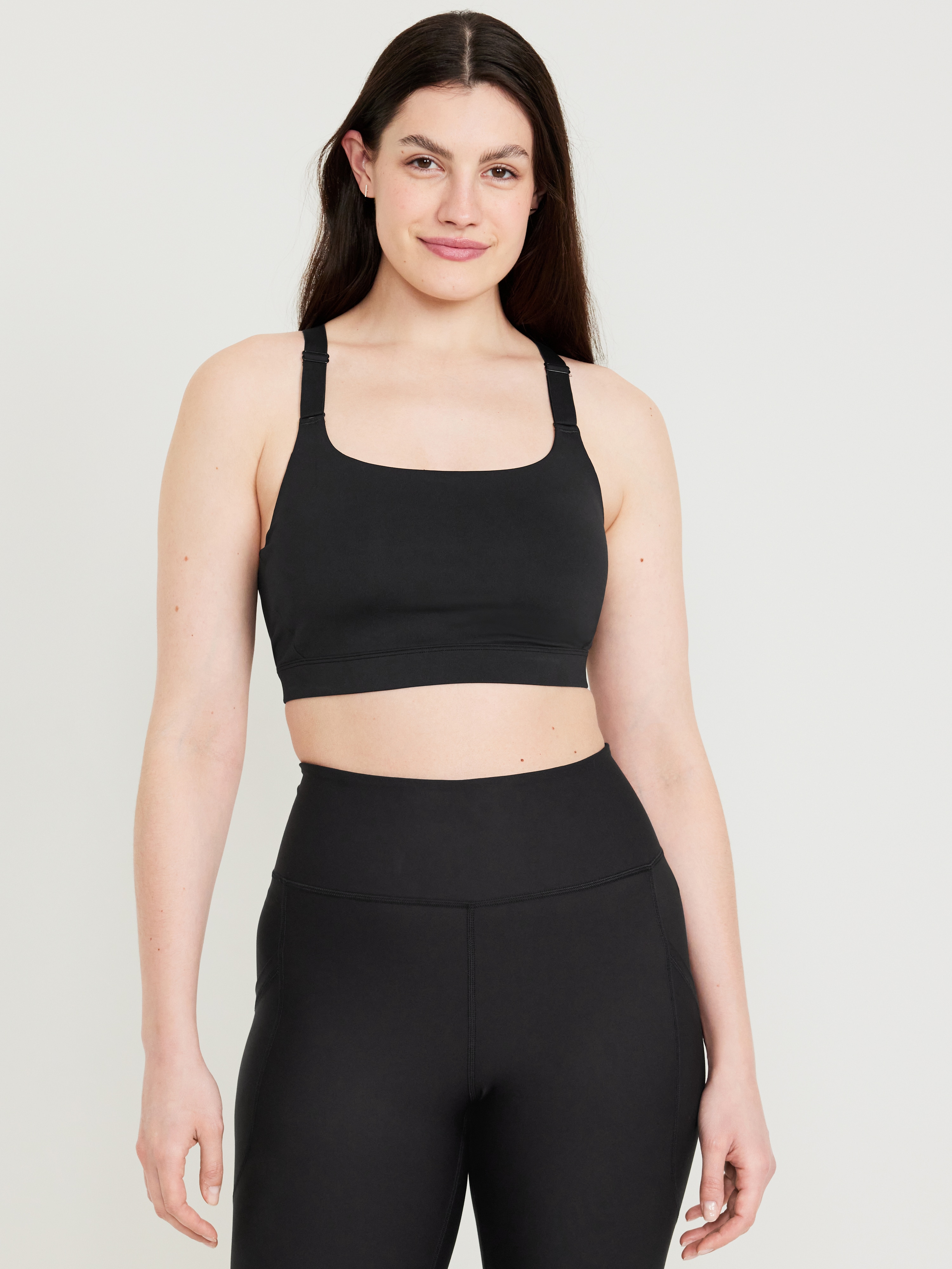 Medium Support PowerSoft Sports Bra - Black Jack - 5