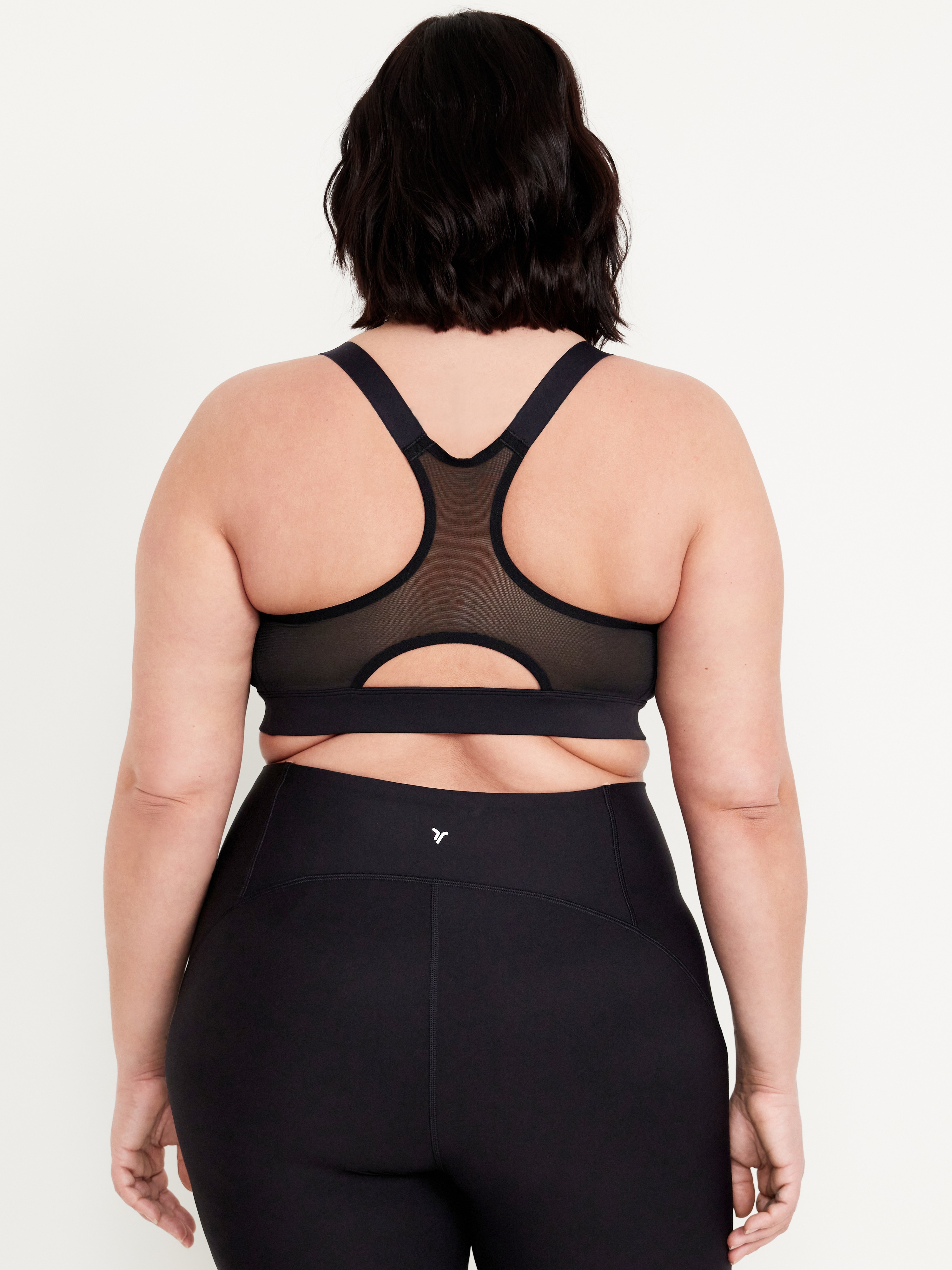 Medium Support PowerSoft Sports Bra - Black Jack - 8