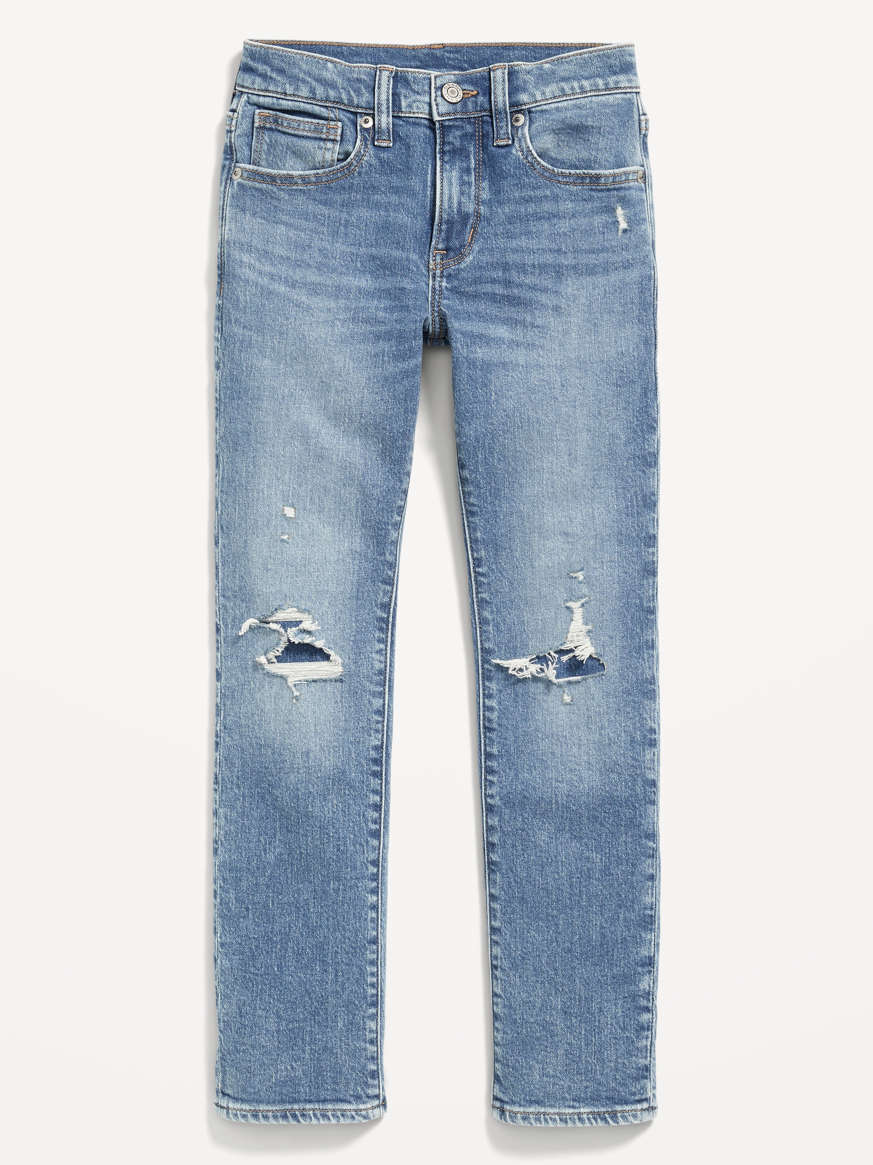 Slim 360° Stretch Jeans for Boys - Destructed Wash - 4