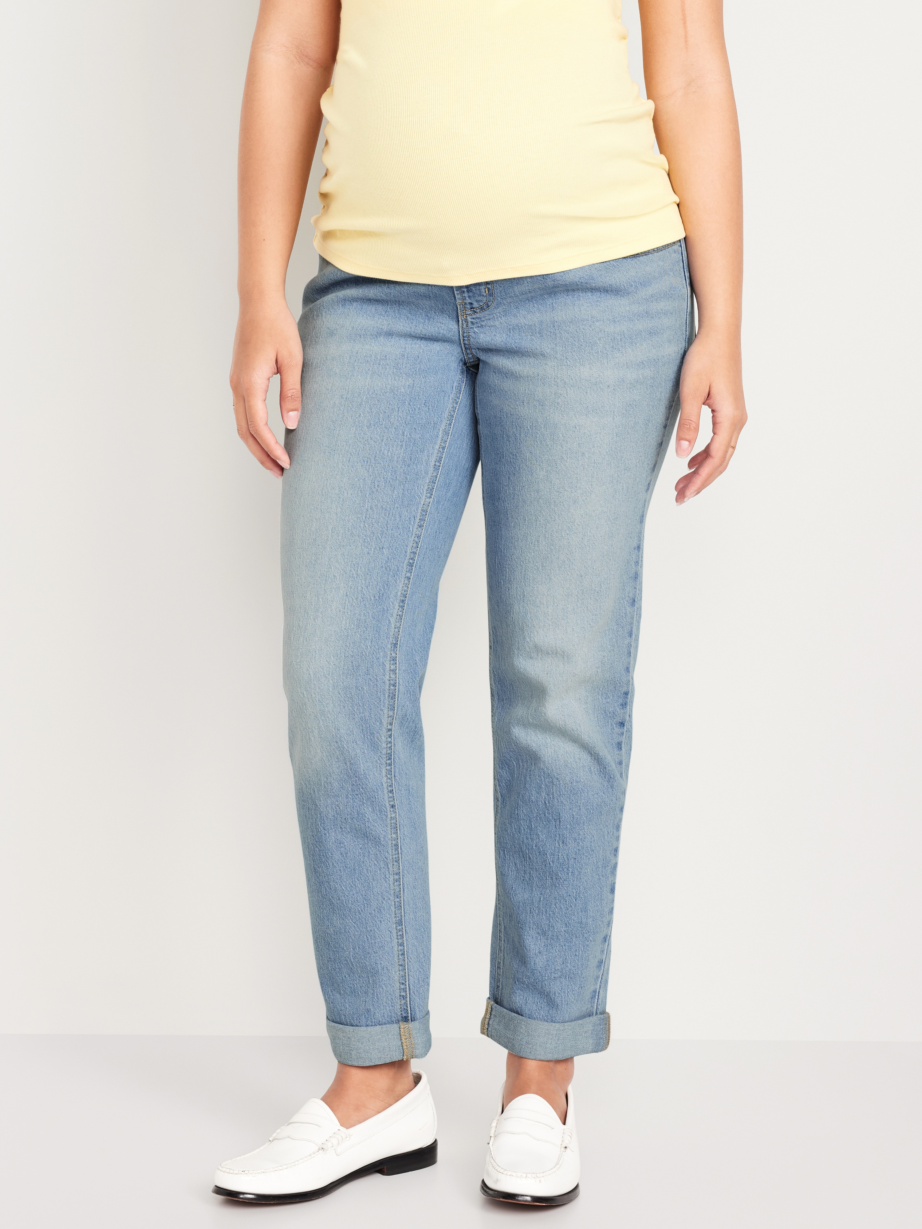 Maternity Full Panel Wow Boyfriend Jeans - Summer - 2