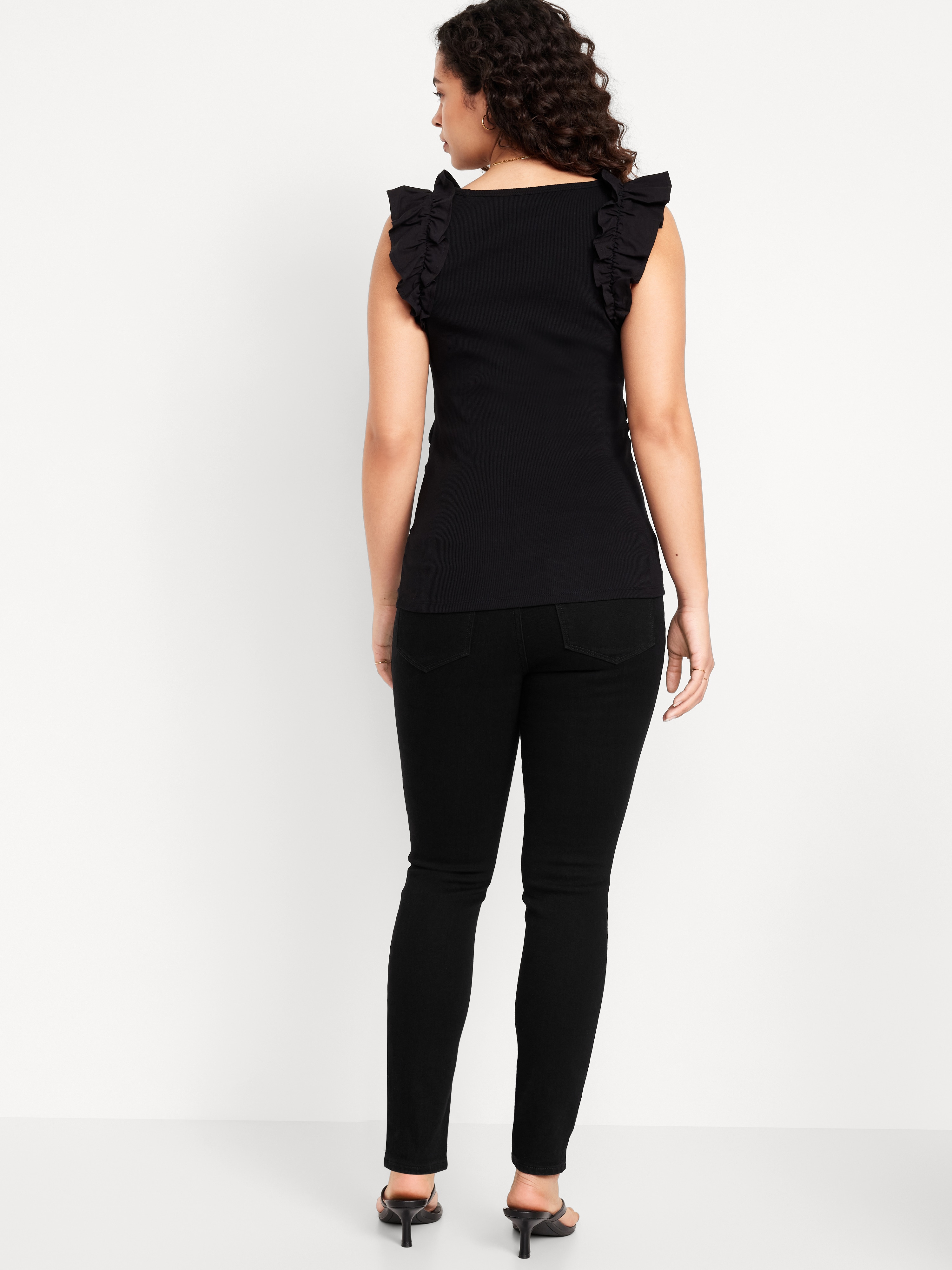 Maternity Full-Panel Skinny Jeans - Black Jack - 3