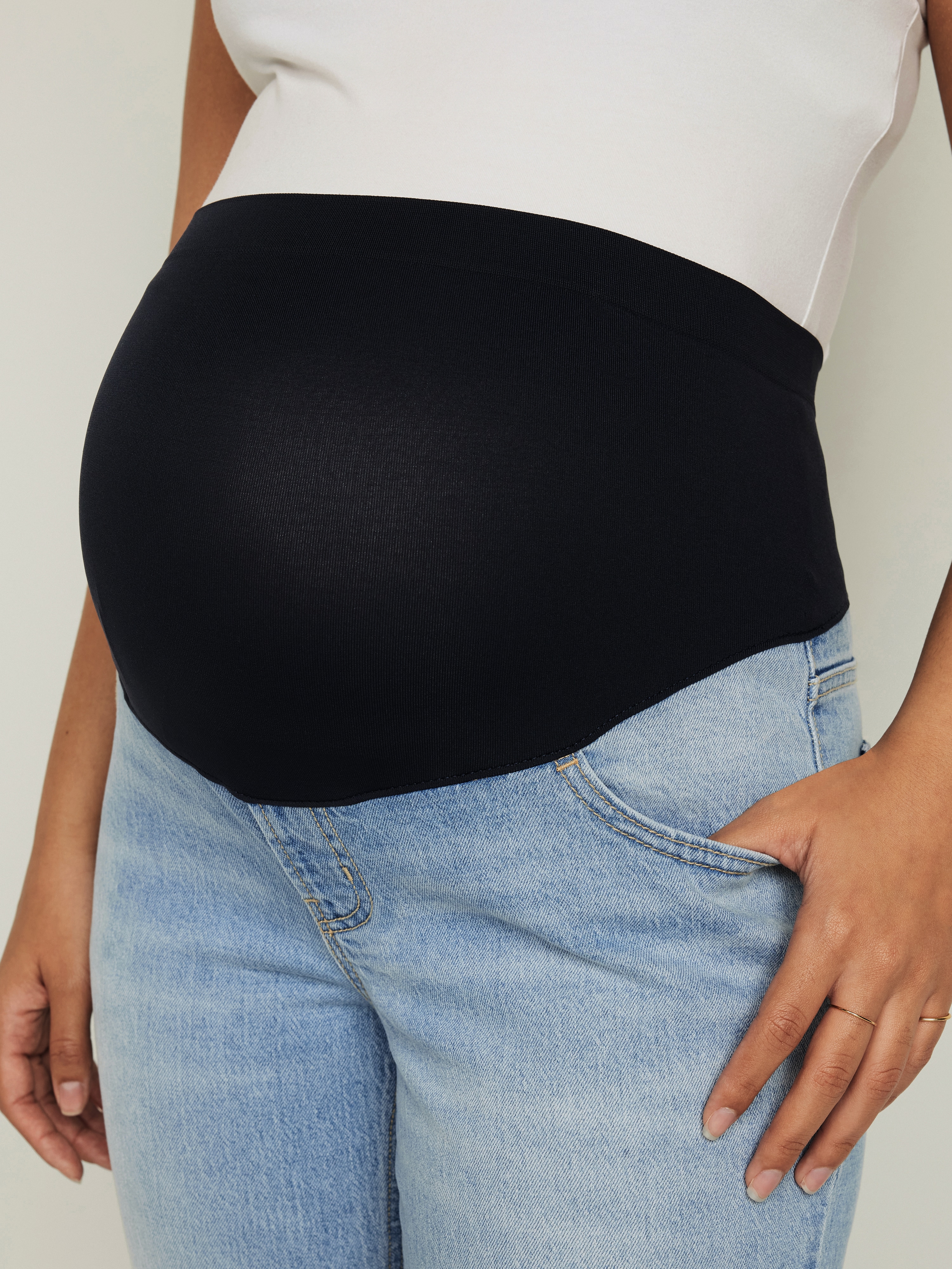 Maternity Full Panel Wow Boyfriend Jeans - Summer - 5