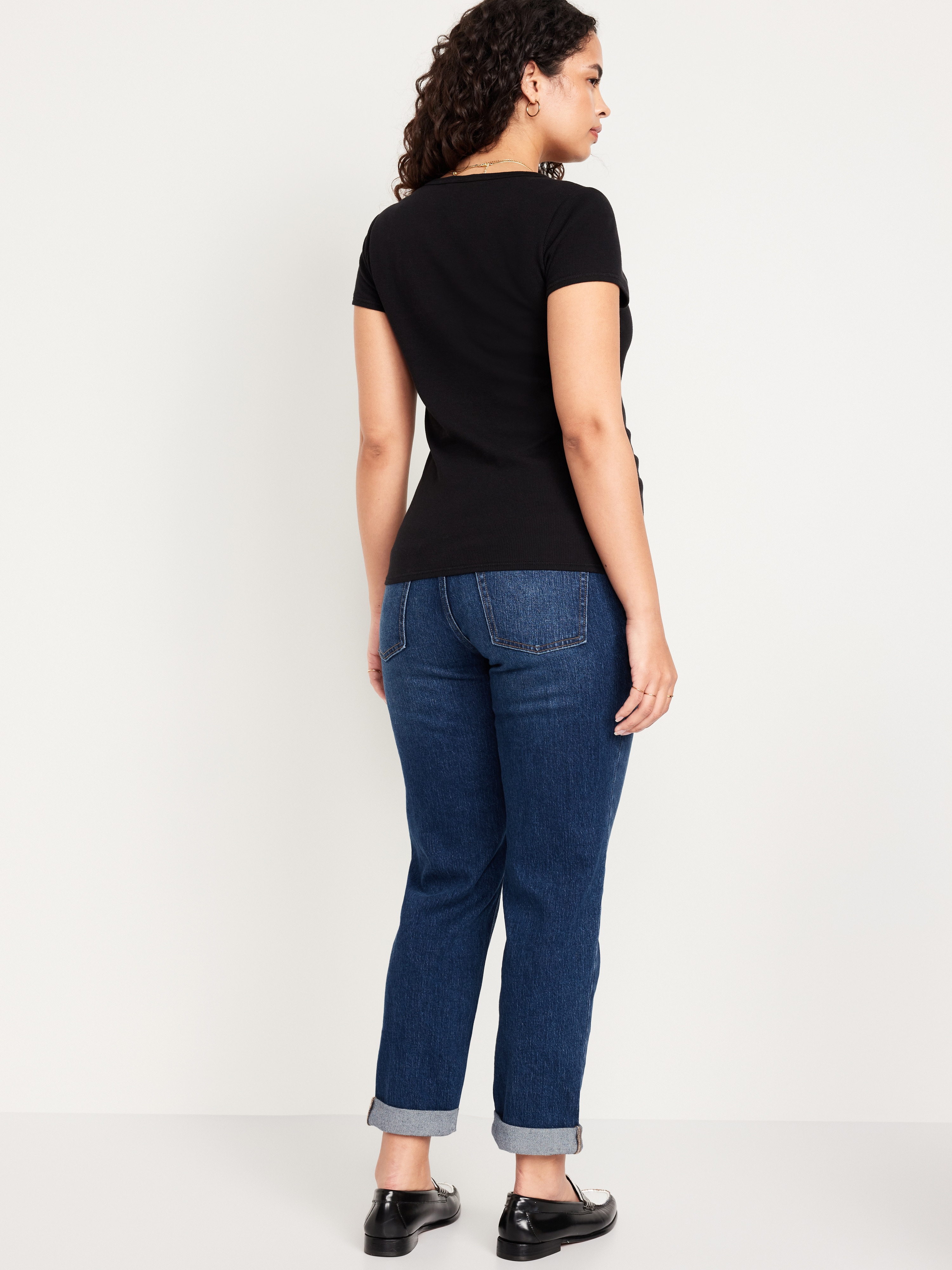 Maternity Full Panel Wow Boyfriend Jeans - Aster - 3
