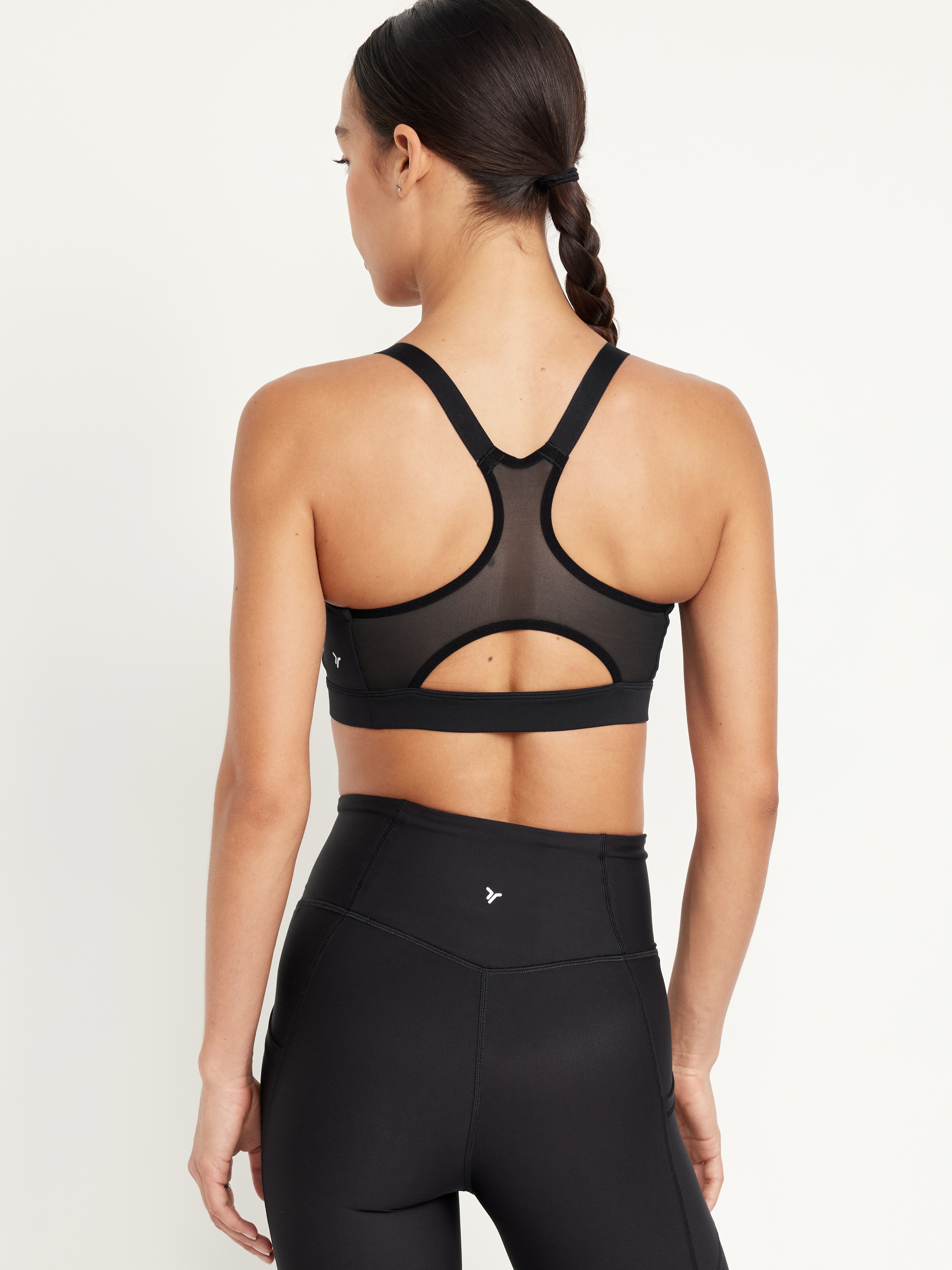 Medium Support PowerSoft Sports Bra - Black Jack - 2