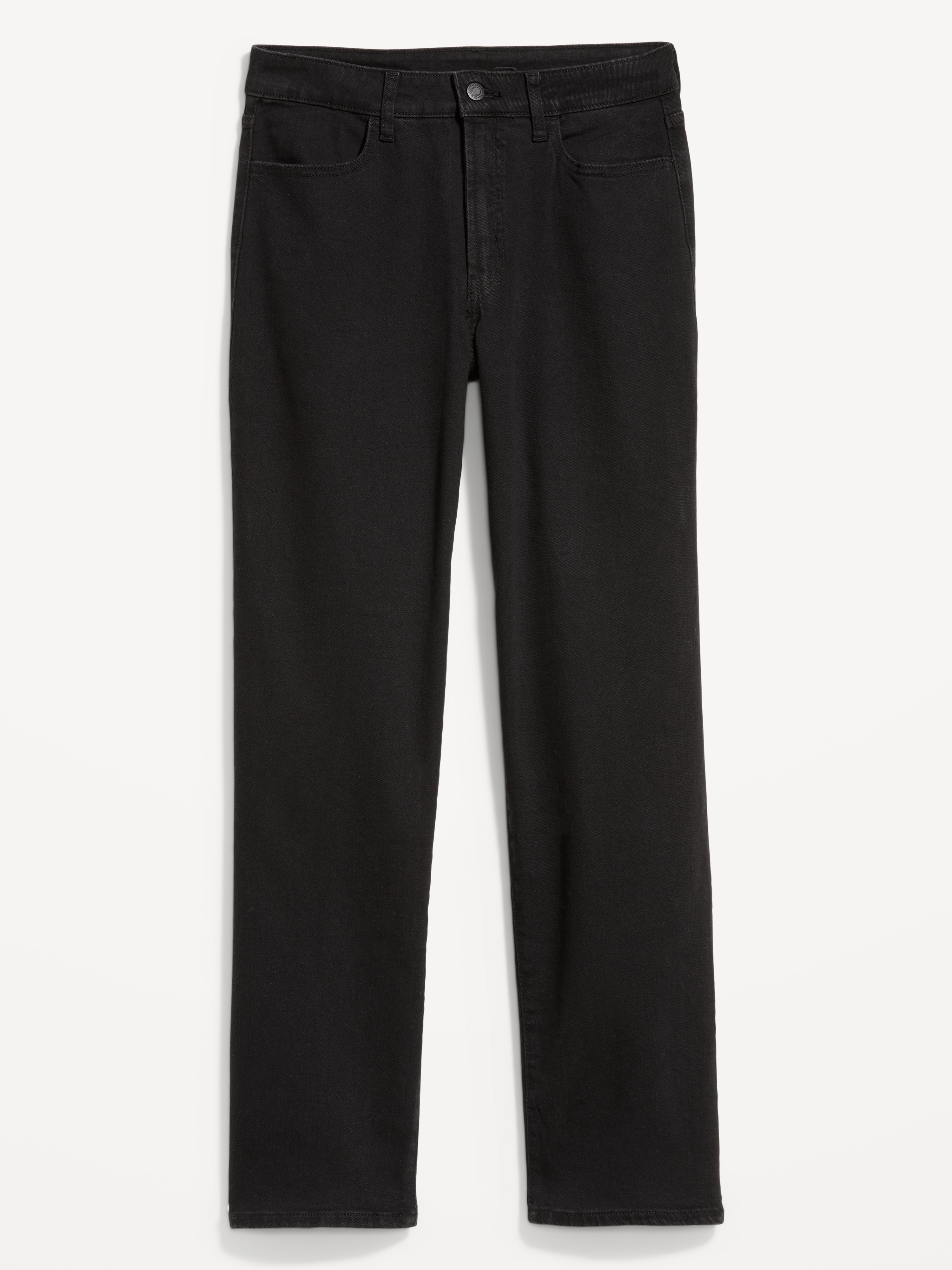 High-Waisted Wow Loose Jeans - Black Wash - 4