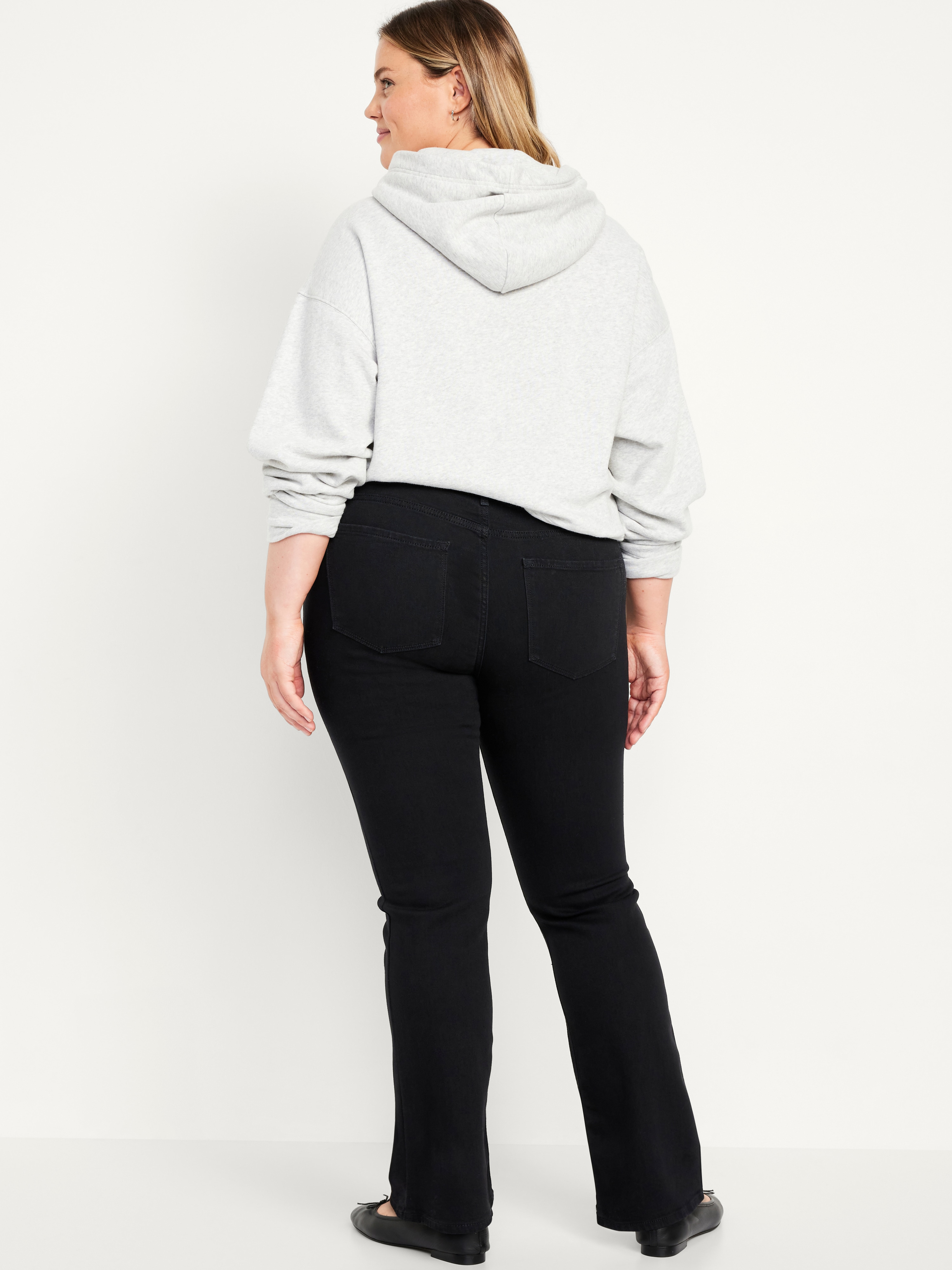 Mid-Rise Wow Boot-Cut Jeans - Black Jack - 7