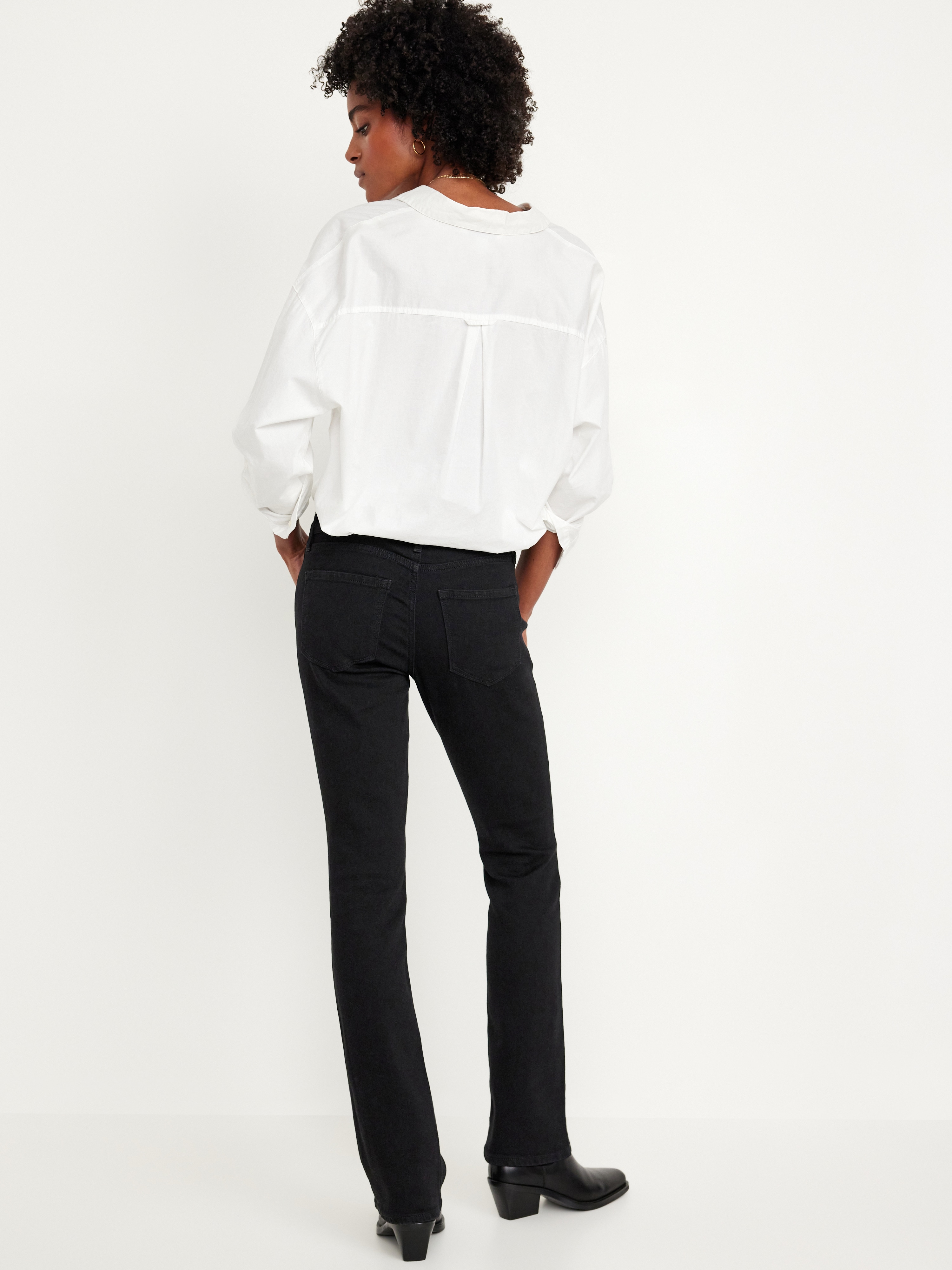 Mid-Rise Wow Boot-Cut Jeans - Black Jack - 3