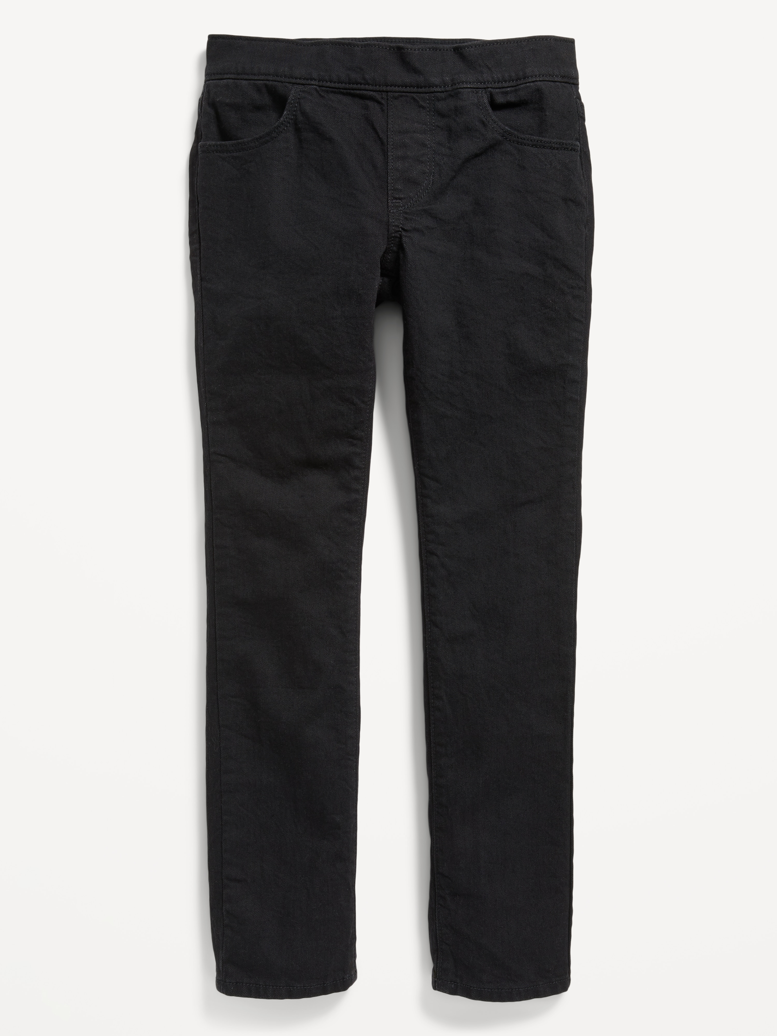 Wow Skinny Pull-On Jeans for Girls - Black Wash - 4
