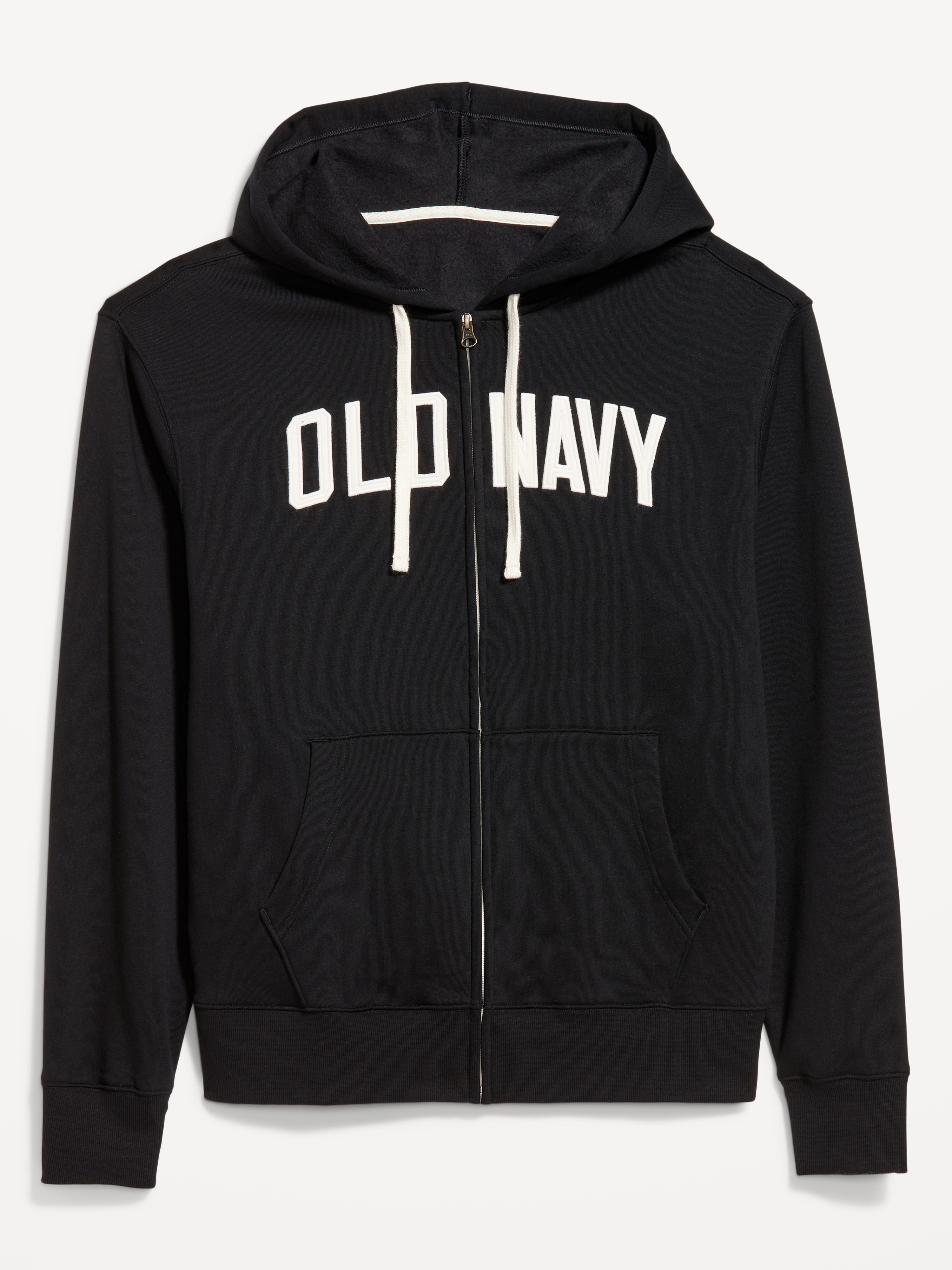 Loose Logo Zip Hoodie - Black Jack - 4
