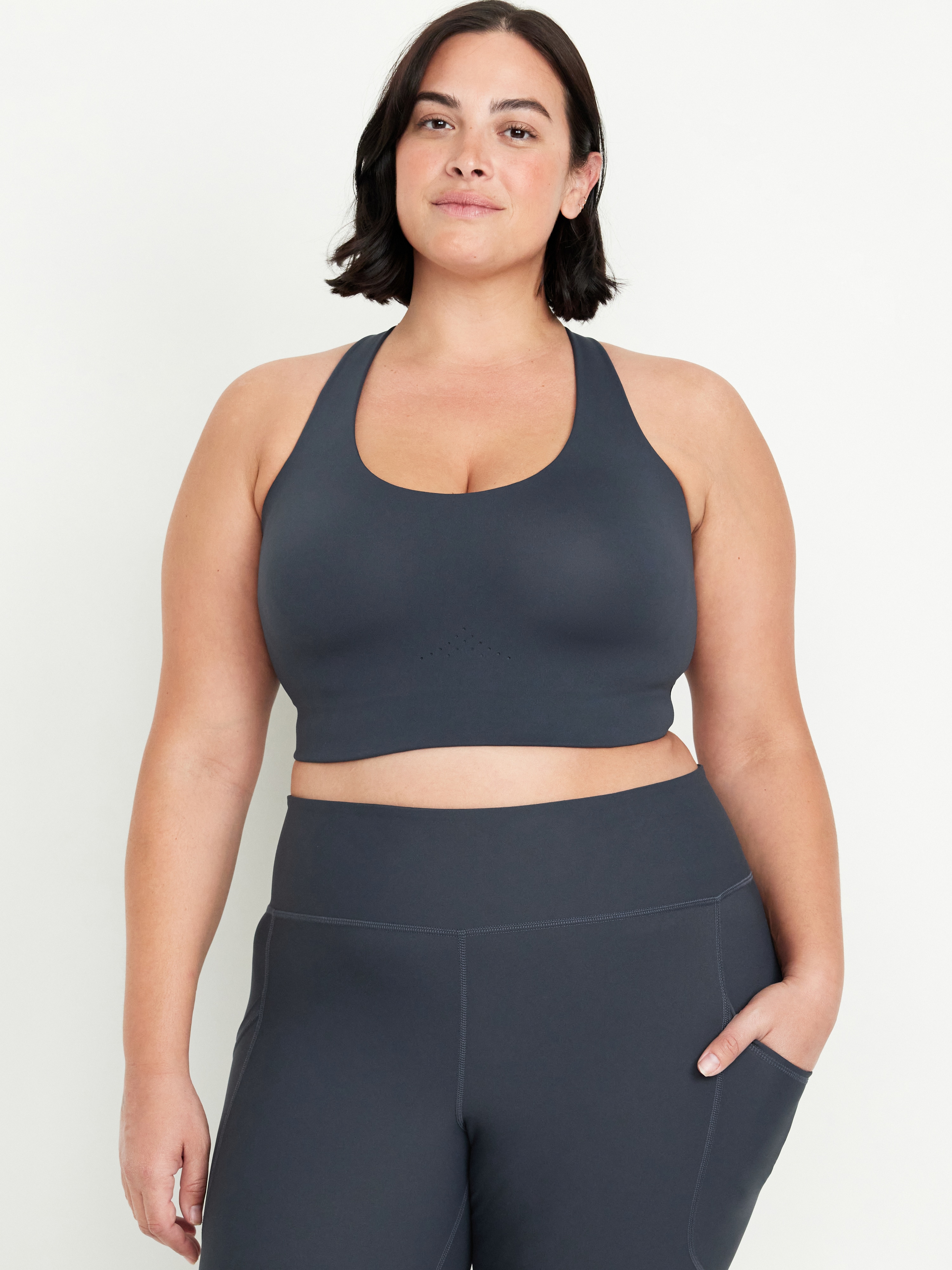 High Support PowerSoft Sports Bra - Dusk Navy - 7