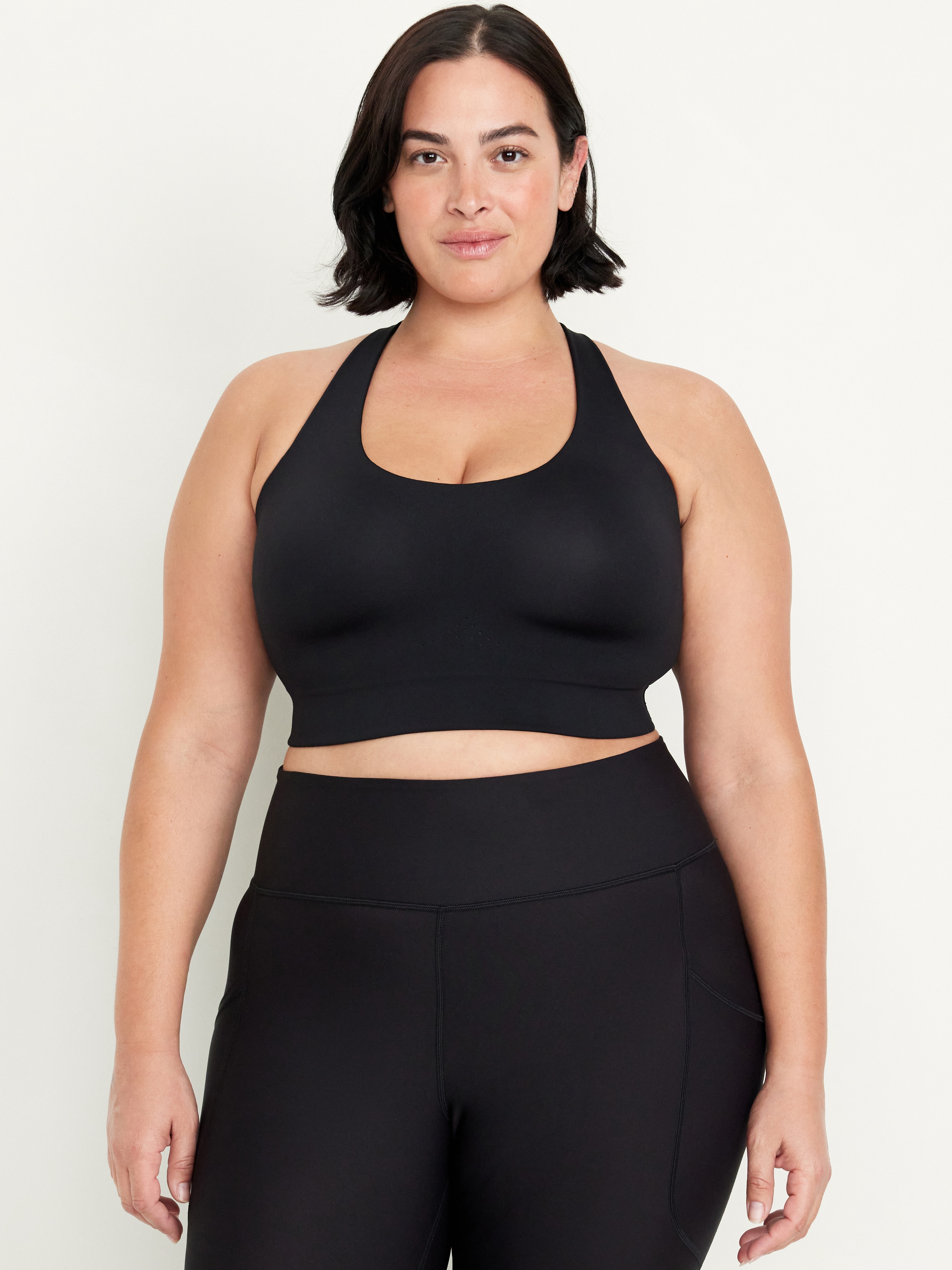 High Support PowerSoft Sports Bra - Black Jack - 7