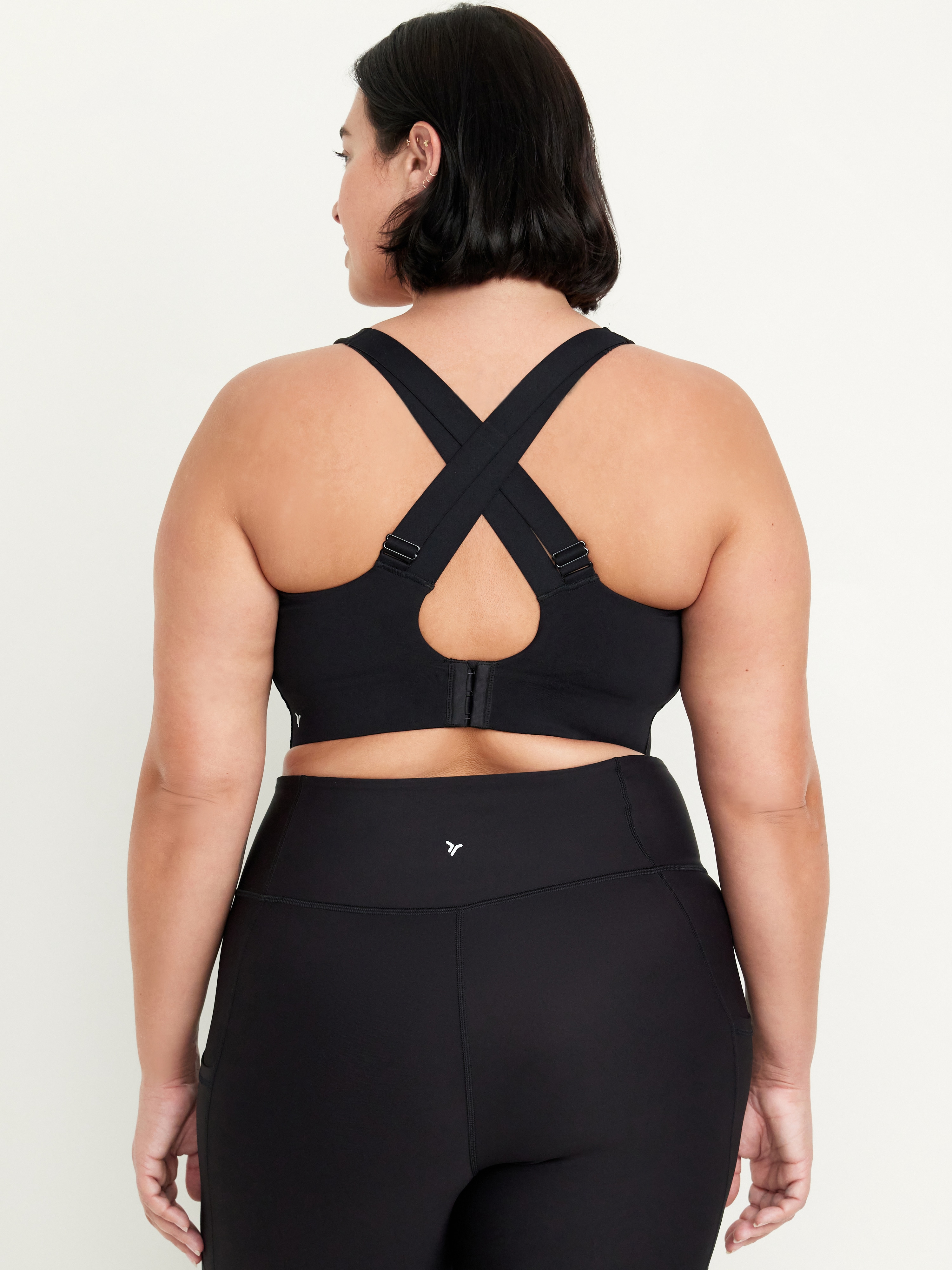 High Support PowerSoft Sports Bra - Black Jack - 8