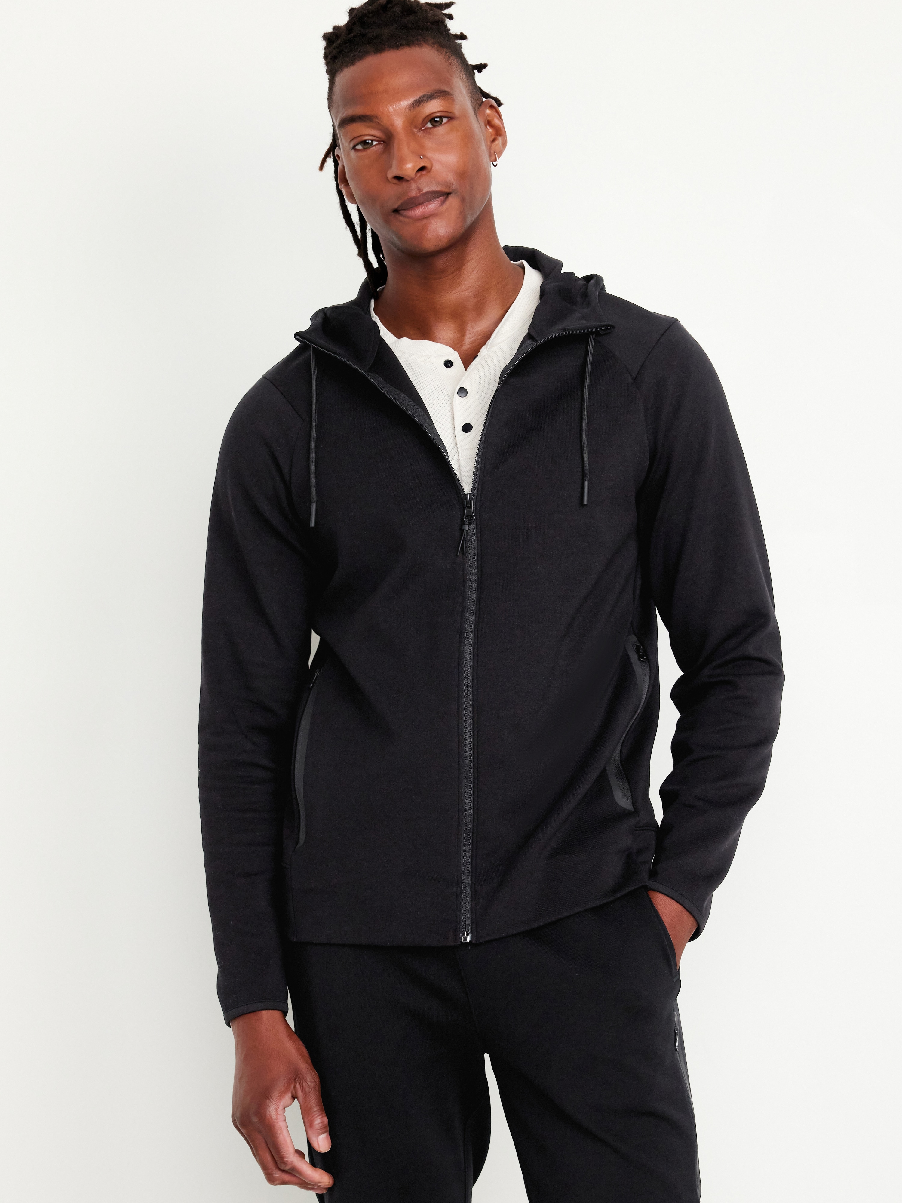 Dynamic Fleece 4.0 Zip Hoodie - Black Jack - 1