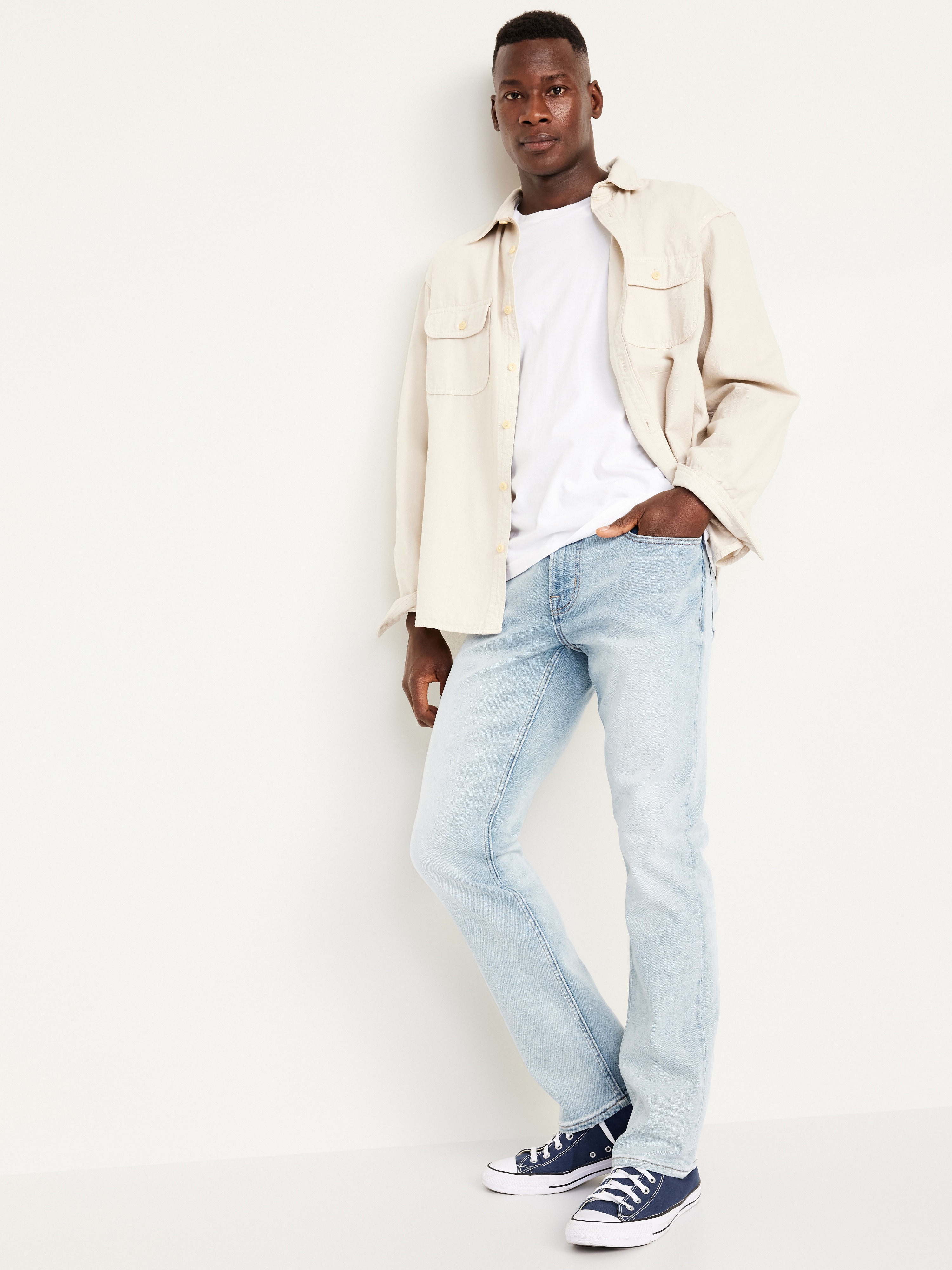 Straight 360° Tech Stretch Performance Jeans - Light Wash - 3