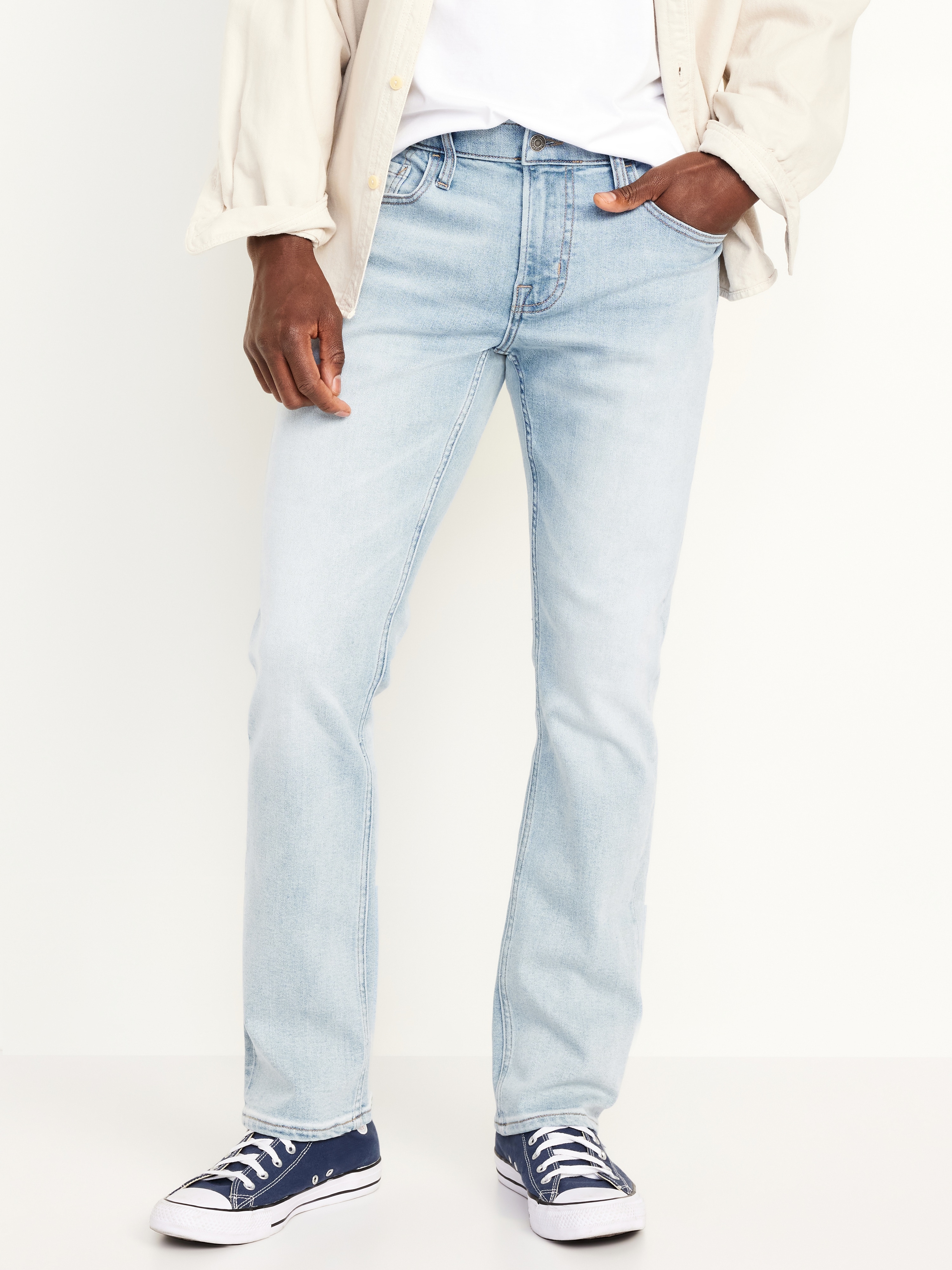 Straight 360° Tech Stretch Performance Jeans - Light Wash - 1