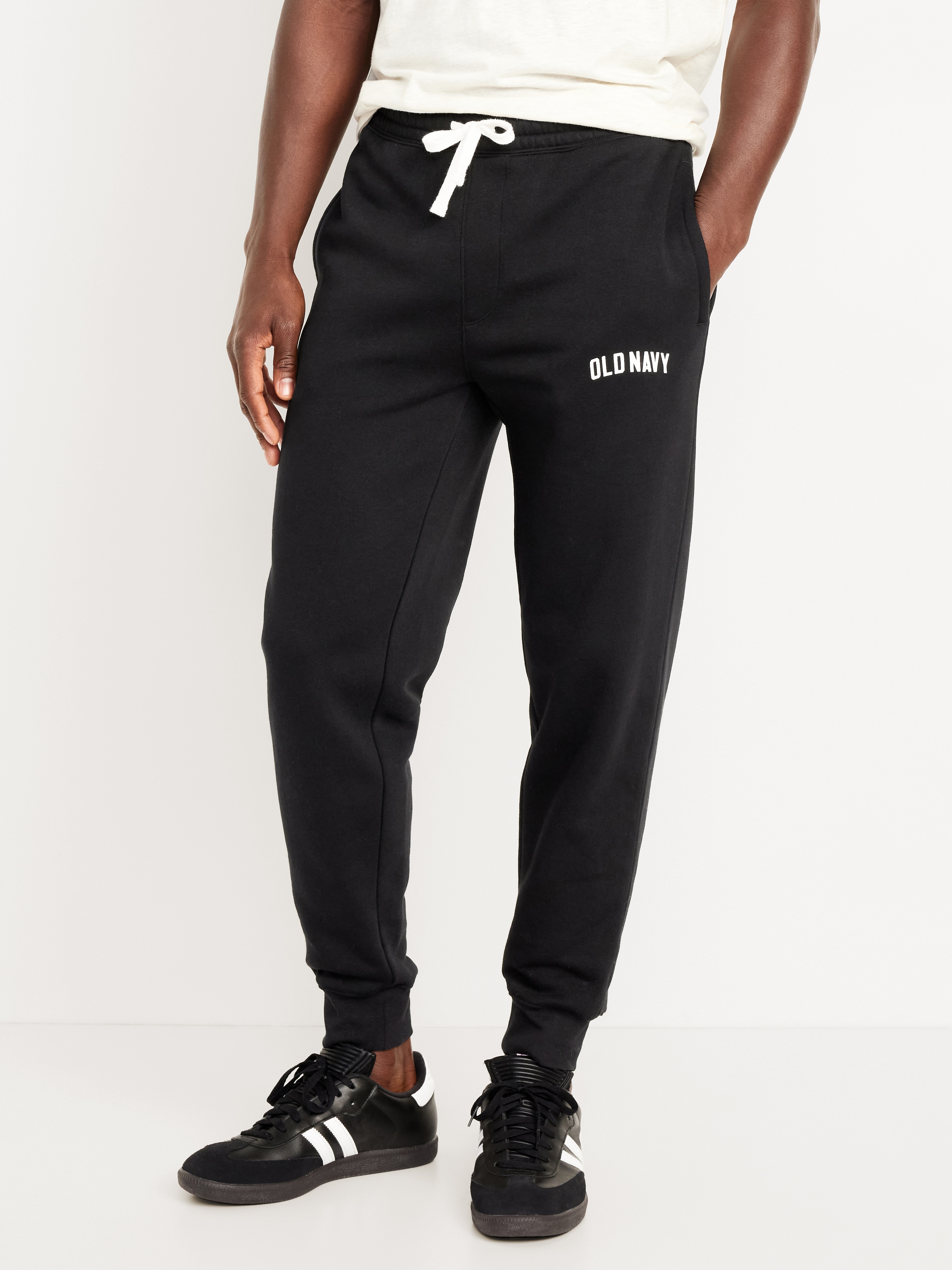Logo Tapered Jogger Sweatpants - Black Jack - 1