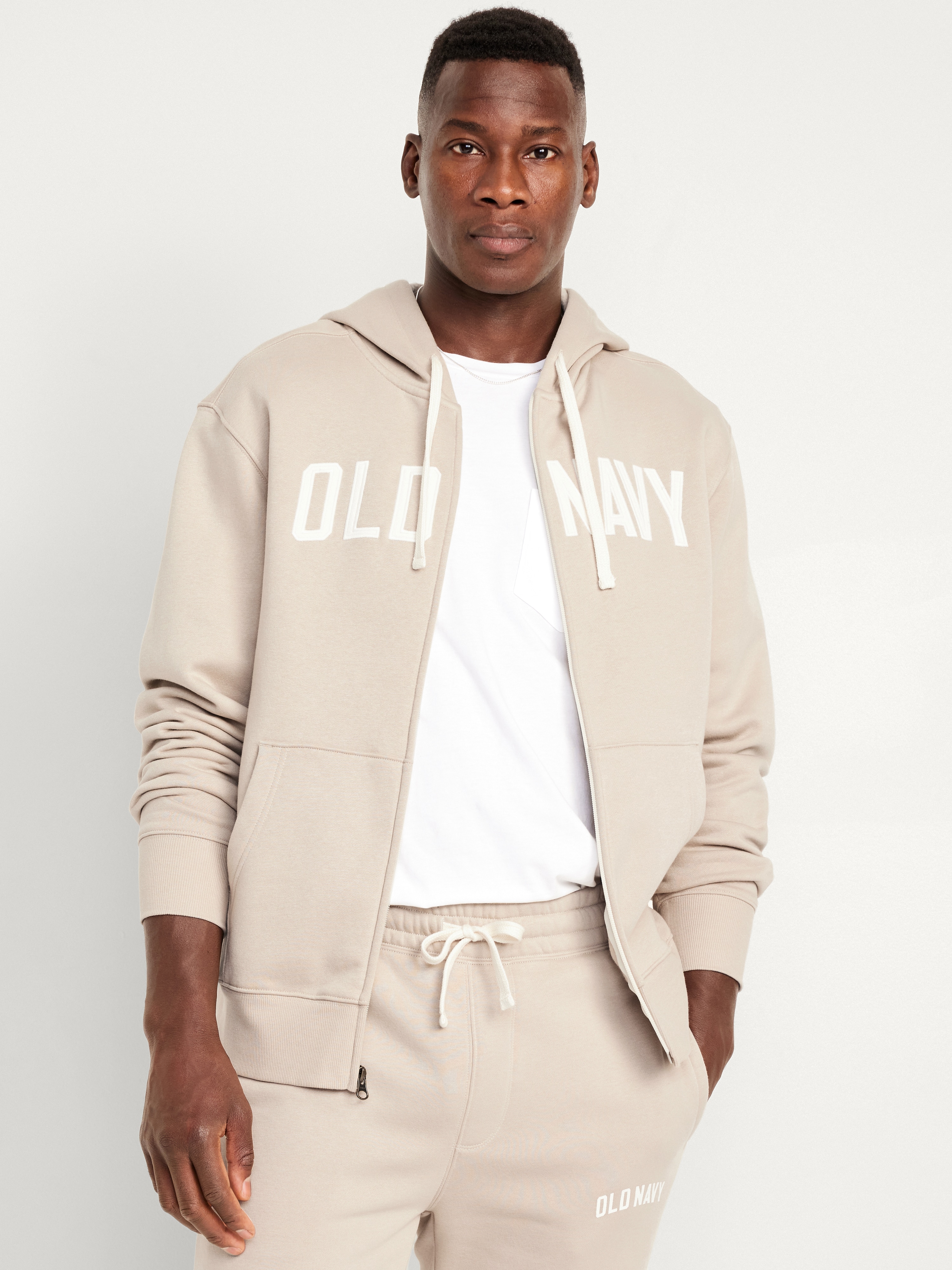 Loose Logo Zip Hoodie - A Stone's Throw - 1
