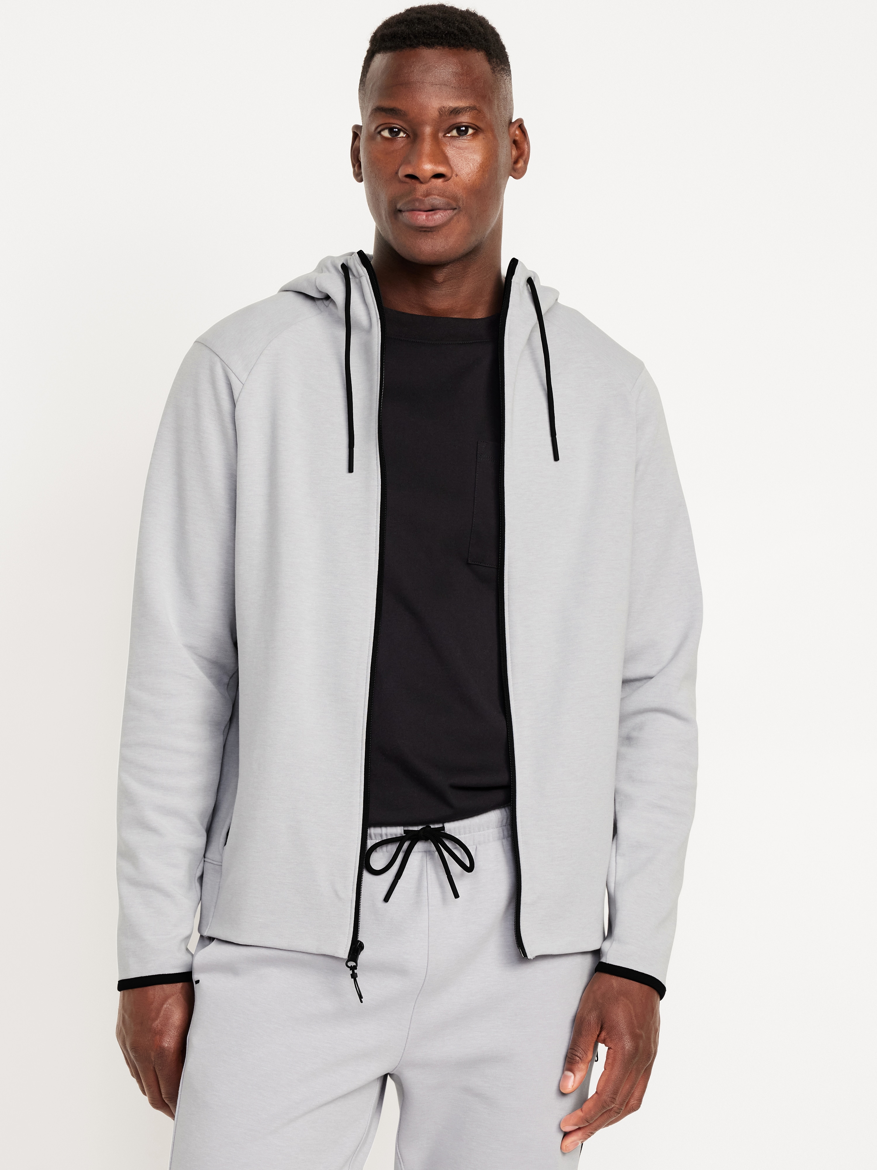 Dynamic Fleece 4.0 Zip Hoodie - Light Heather Gray - 1