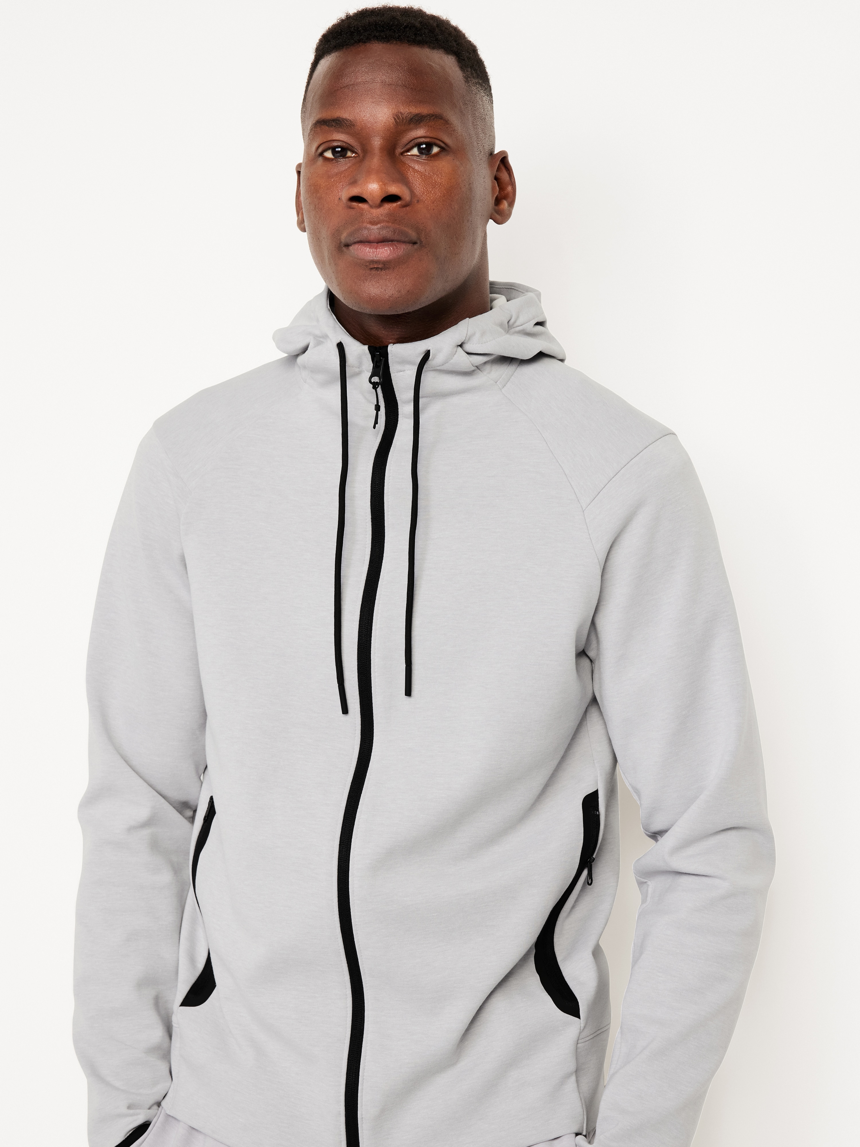 Dynamic Fleece 4.0 Zip Hoodie - Light Heather Gray - 3