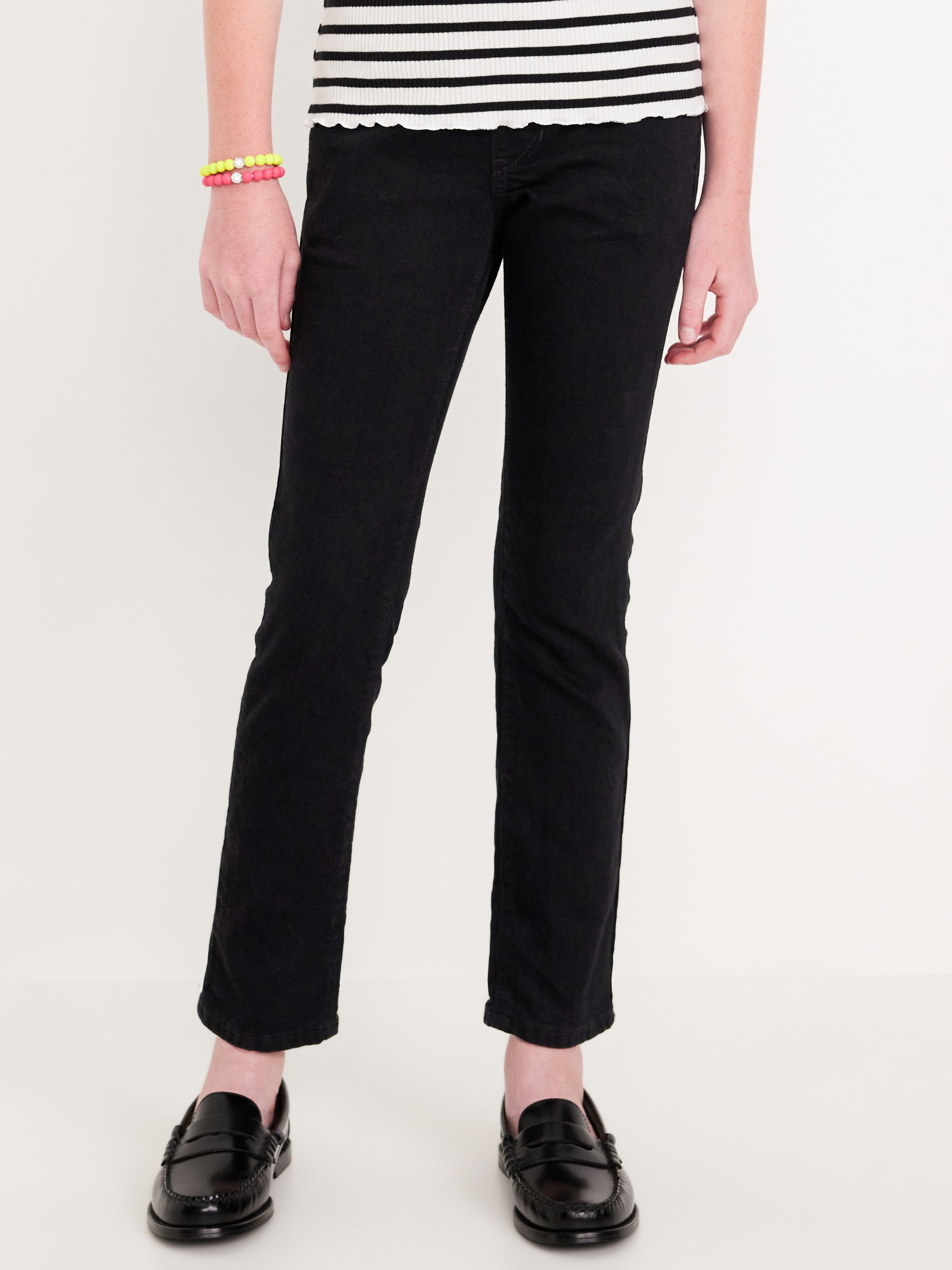 Wow Skinny Pull-On Jeans for Girls - Black Wash - 1