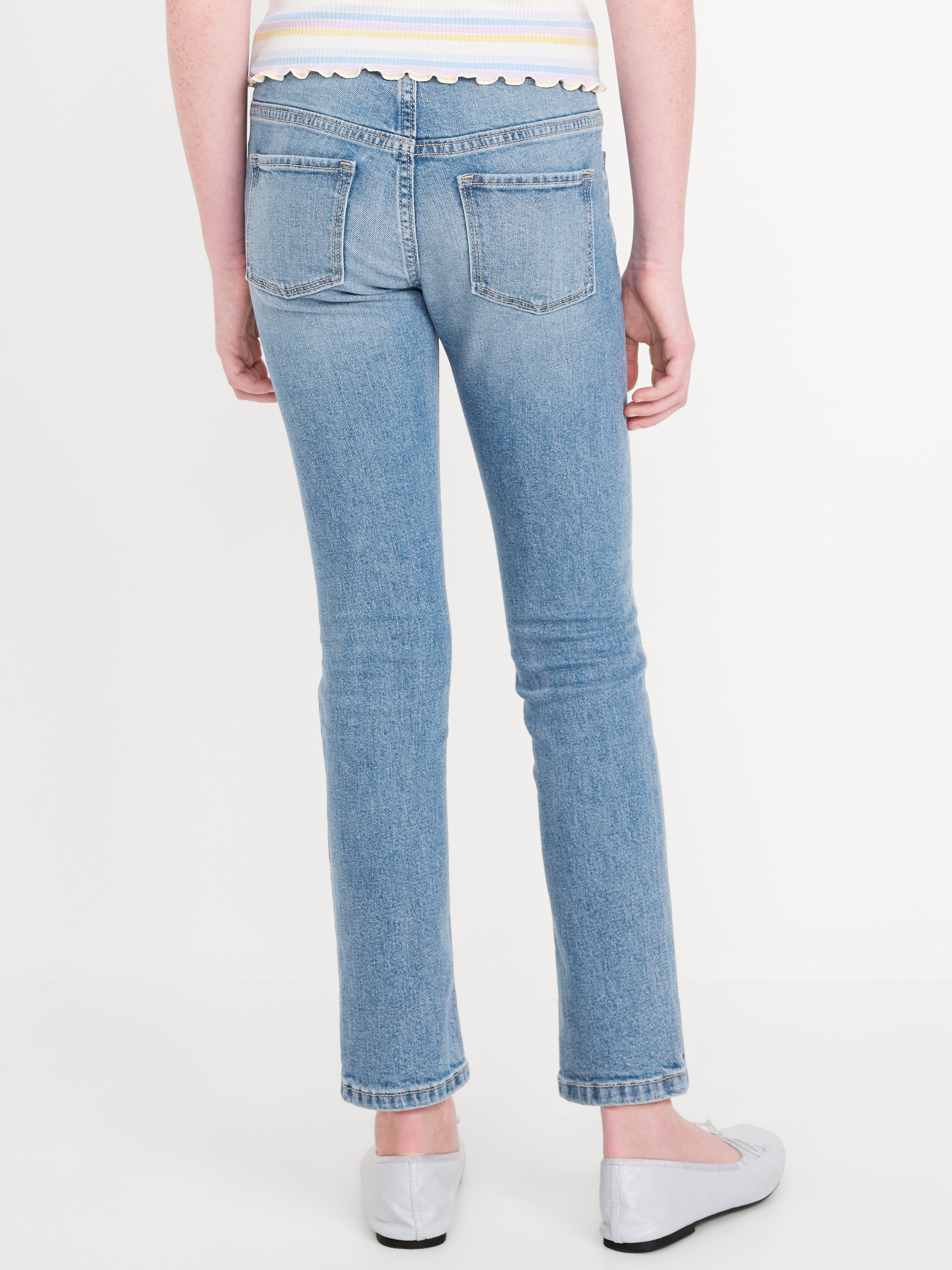 Wow Skinny Pull-On Jeans for Girls - Light Wash - 2