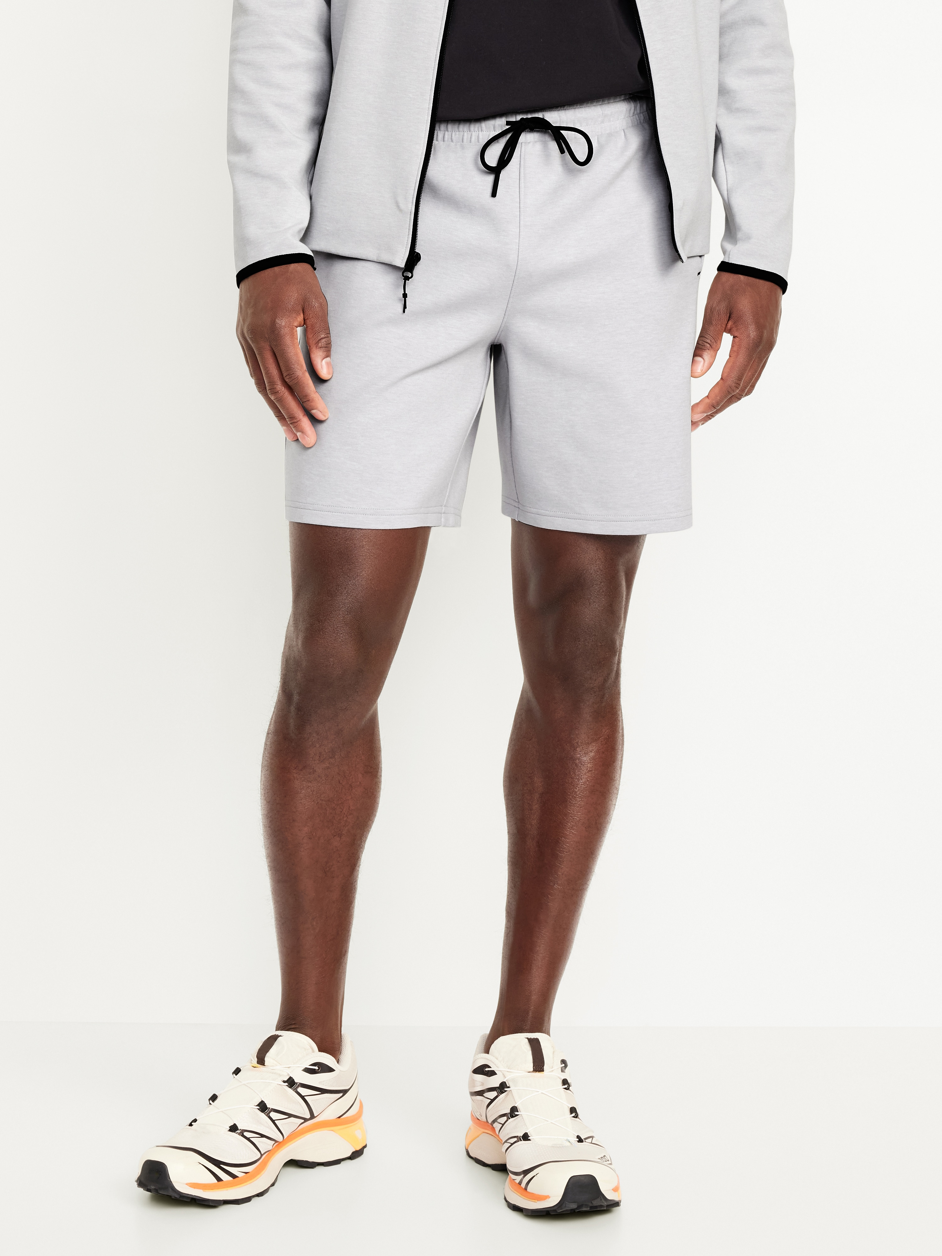 Dynamic Fleece 4.0 Shorts -- 8-inch inseam - Gray - 1