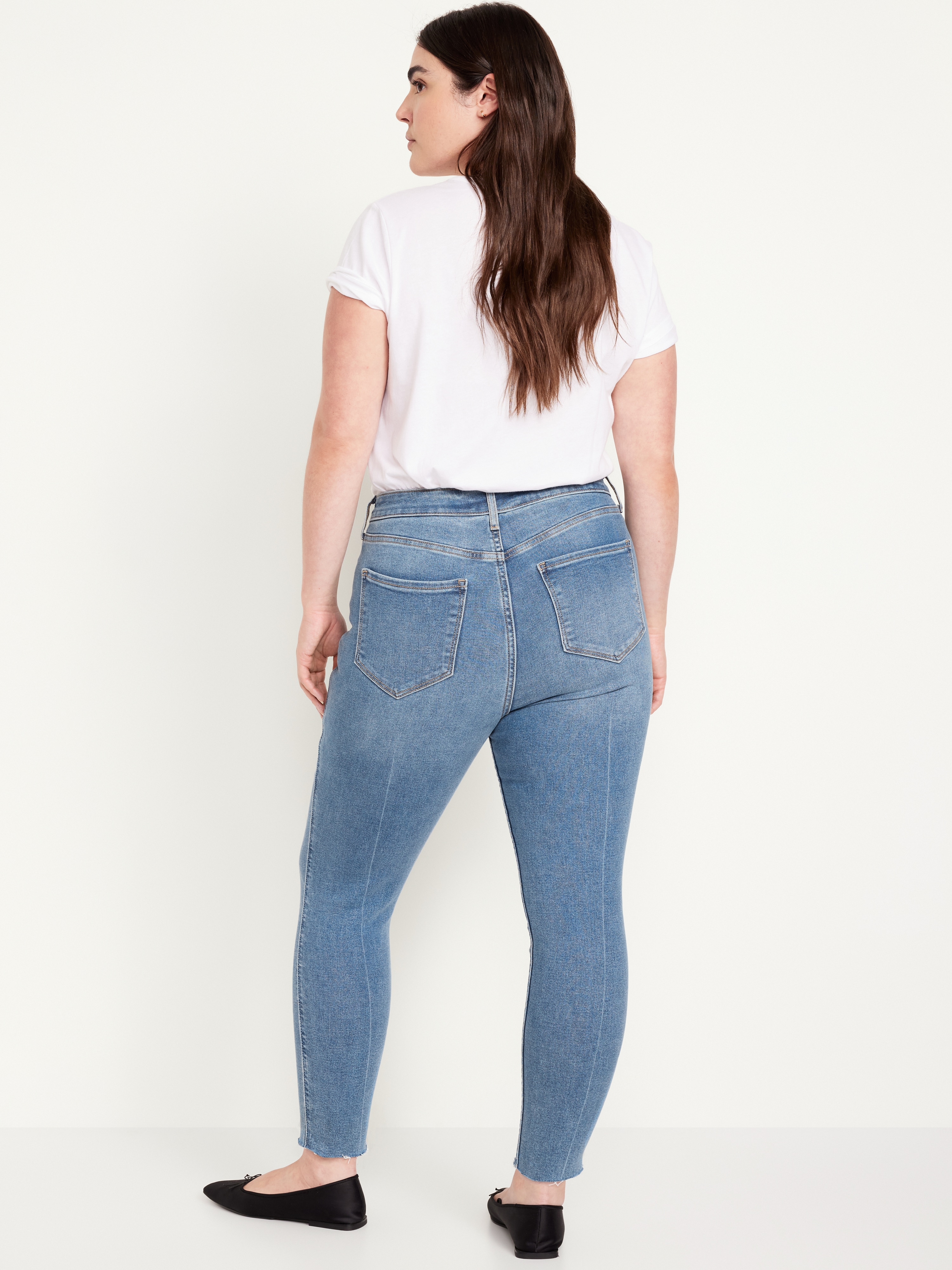 Extra High-Waisted Rockstar 360° Stretch Super-Skinny Jeans - Medium Wash - 5